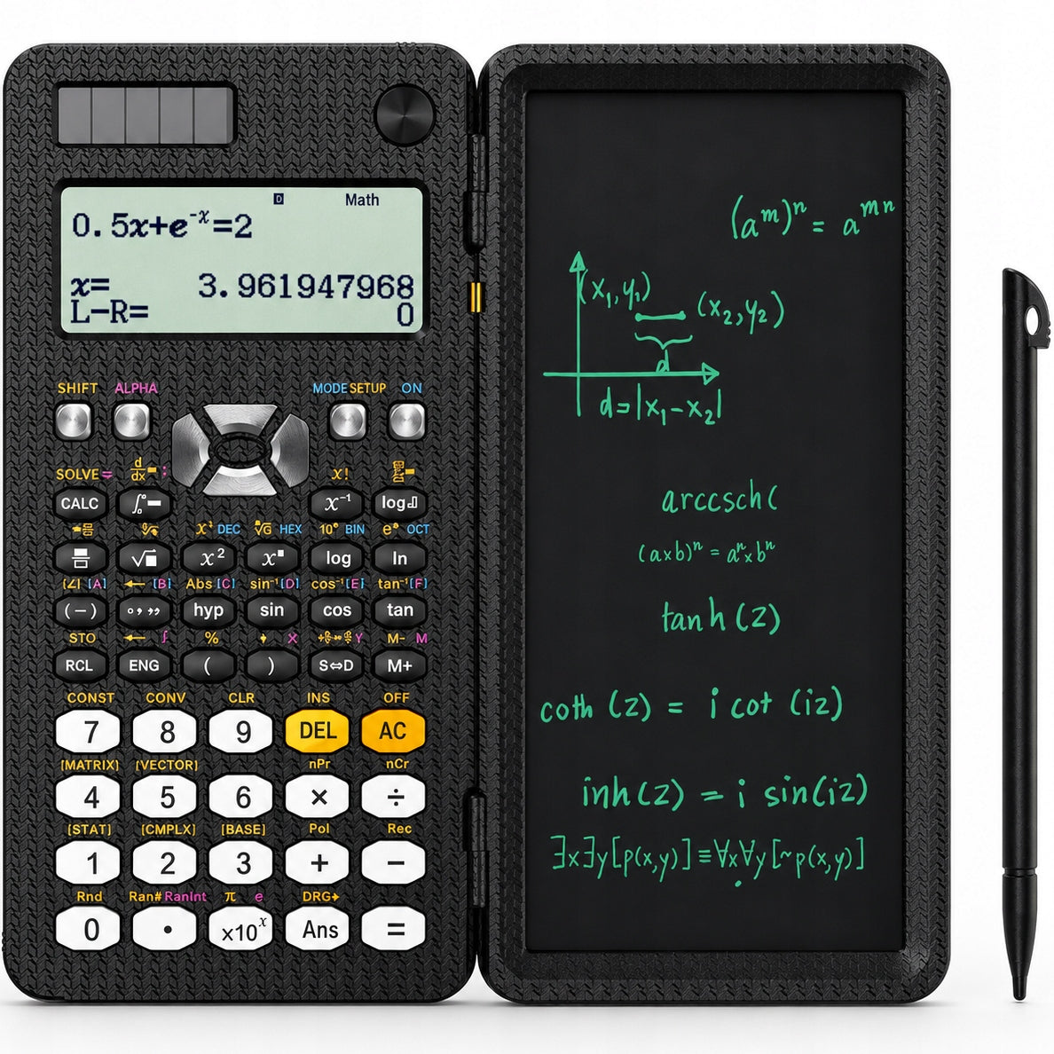 Scientific school office calculator with notebook 417 functions