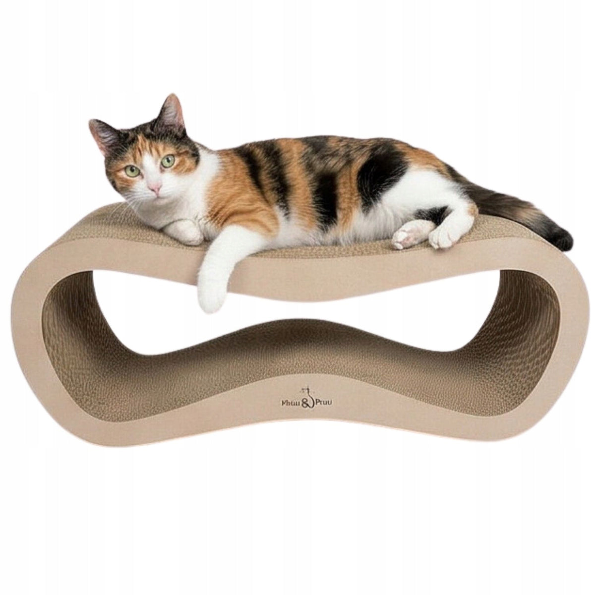 Scratcher cat bed Mruu&Pruu Leon Cat scratcher Cappuccino
