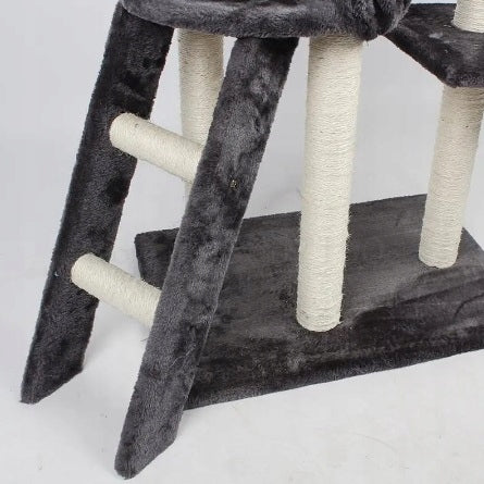 Scratcher cat booth tree bed Cottage posts 138cm 6 levels (F014) Trade name F014 drapak