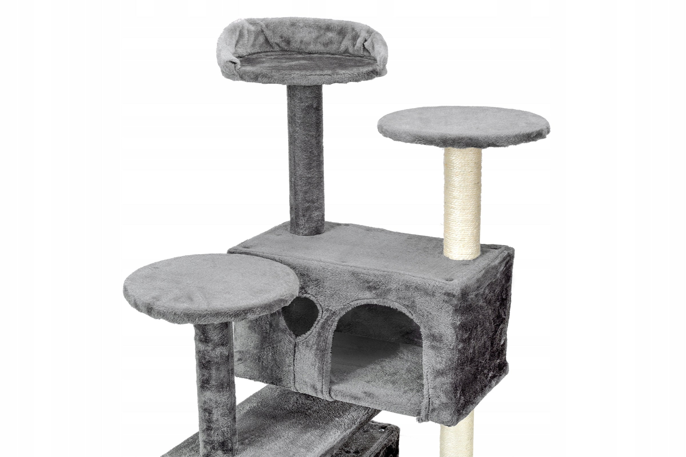Scratcher for cats Funfit grey high 7 levels sisal 131 cm Manufacturer code 1608