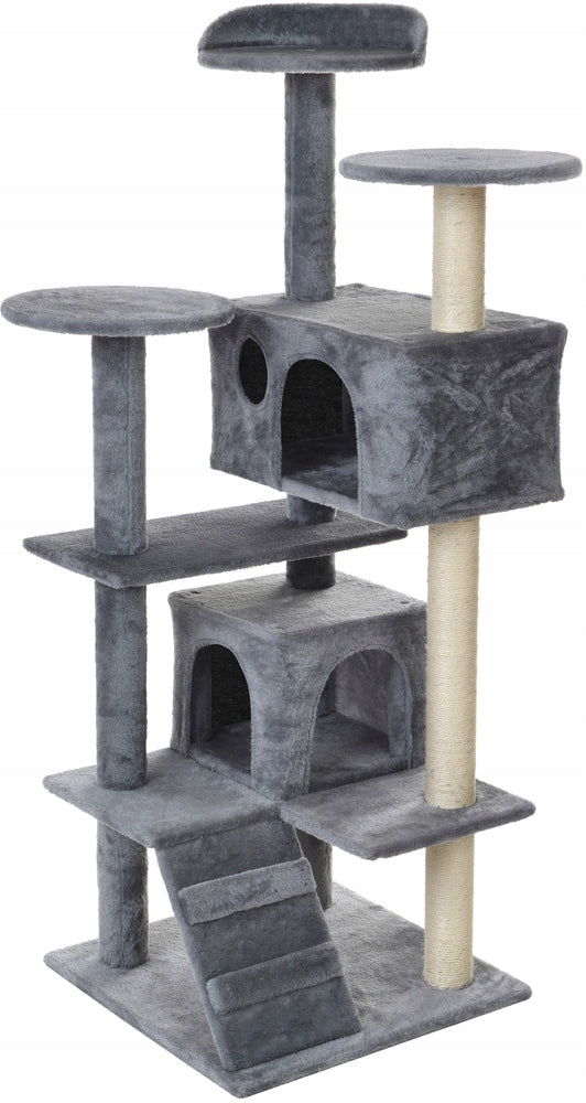 Scratcher for cats Funfit grey high 7 levels sisal 131 cm