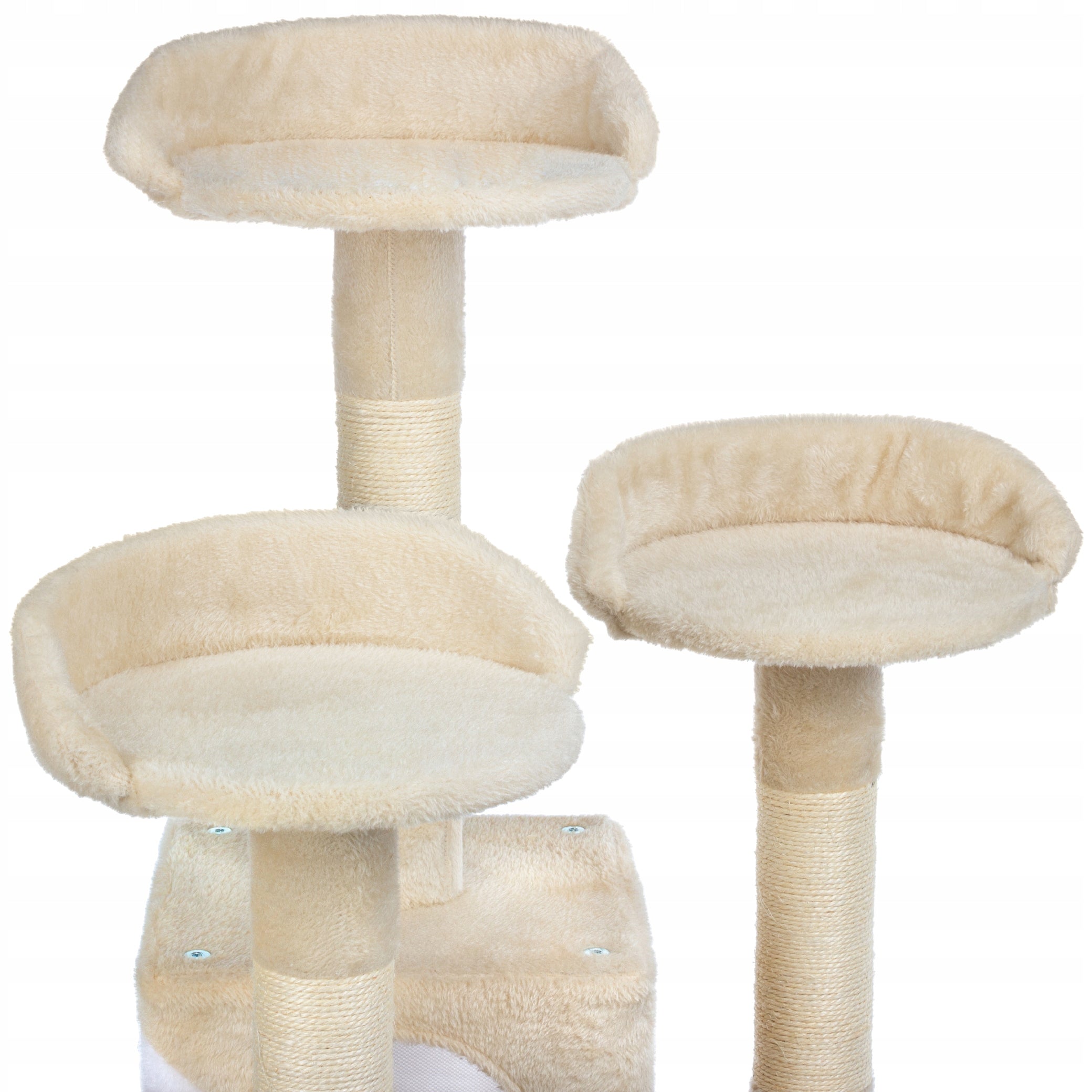 Scratcher high Funfit Home&Office beige sisal 170 cm 5 levels Height (cm) 161 - 220 cm