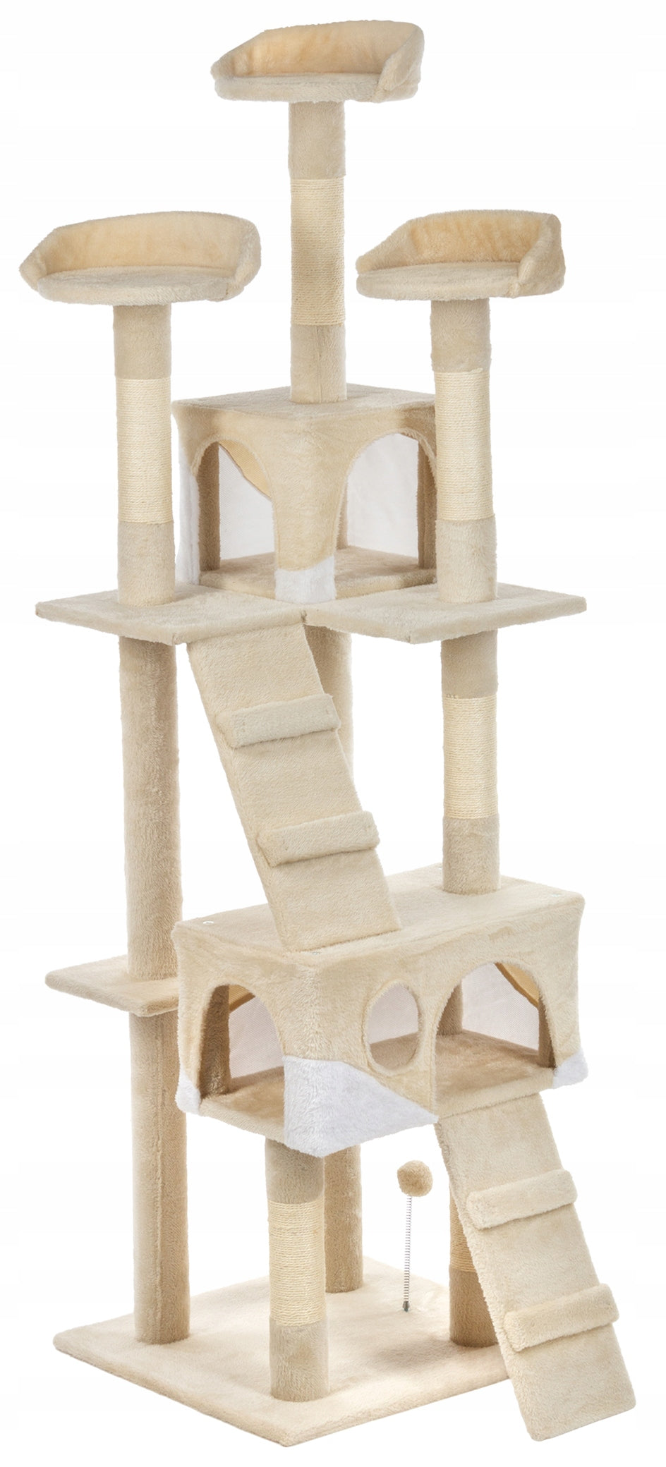 Scratcher high Funfit Home&Office beige sisal 170 cm 5 levels Packaging status original