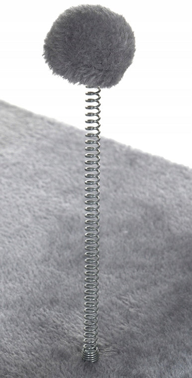 Scratcher high Funfit Home&Office grey sisal 170 cm 5 levels Color gray