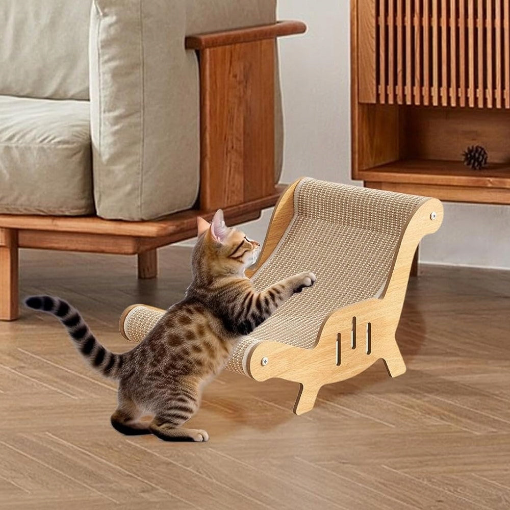 Scratcher with Bed Sizal Wood Stable Cat Couch For Living Room Manufacturer code Drapak z Legowiskiem Sizal Drewno