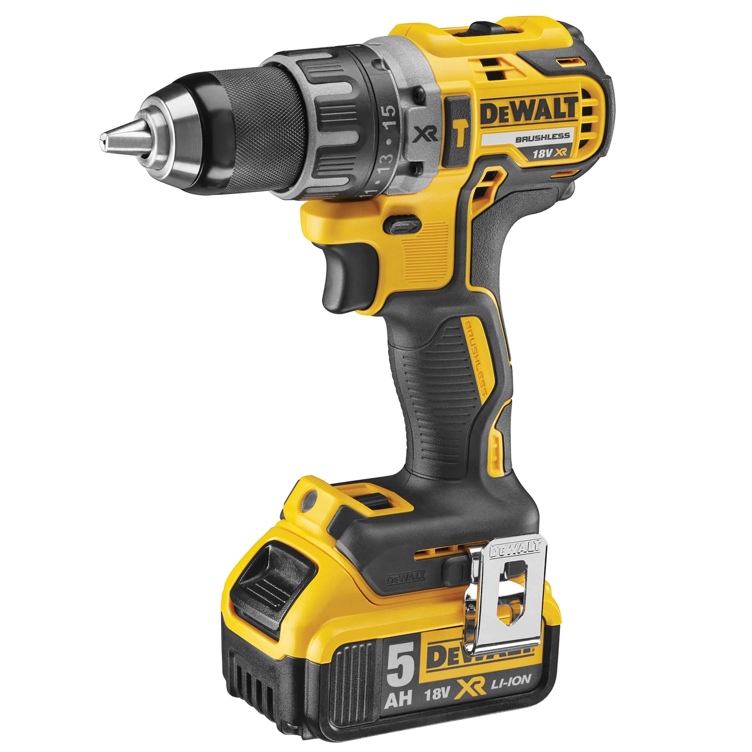 Screwdriver DeWalt battery power 18 V strong impact battery set Manufacturer code DCD796P2