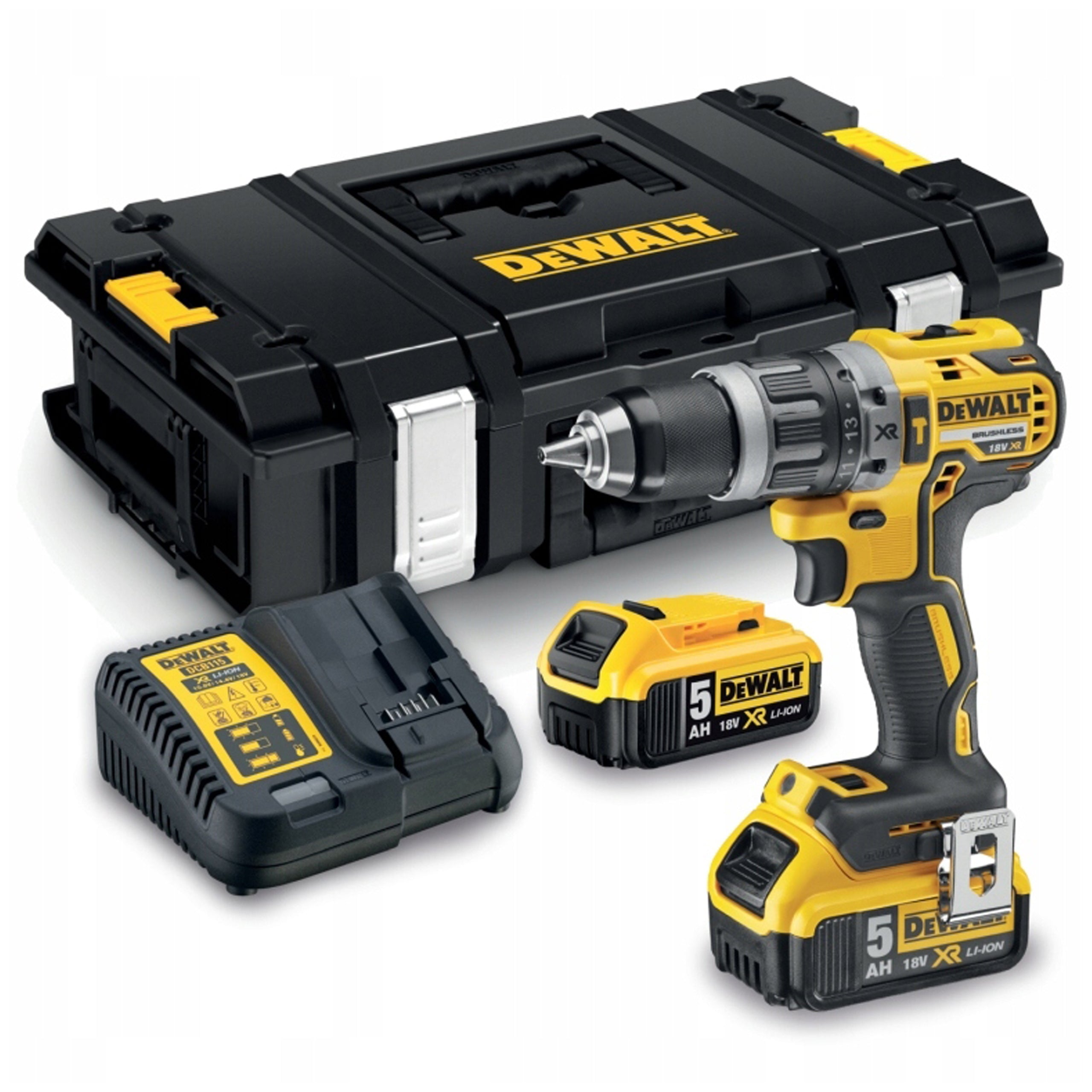 Screwdriver DeWalt battery power 18 V strong impact battery set Packaging status original