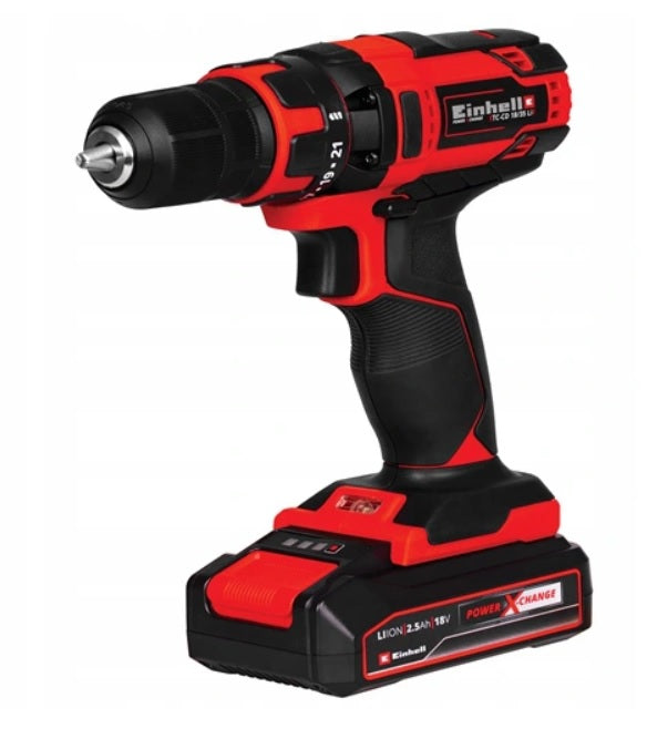 Screwdriver Einhell battery power 18 V TC-CD 18/35 Li 1x2,5Ah