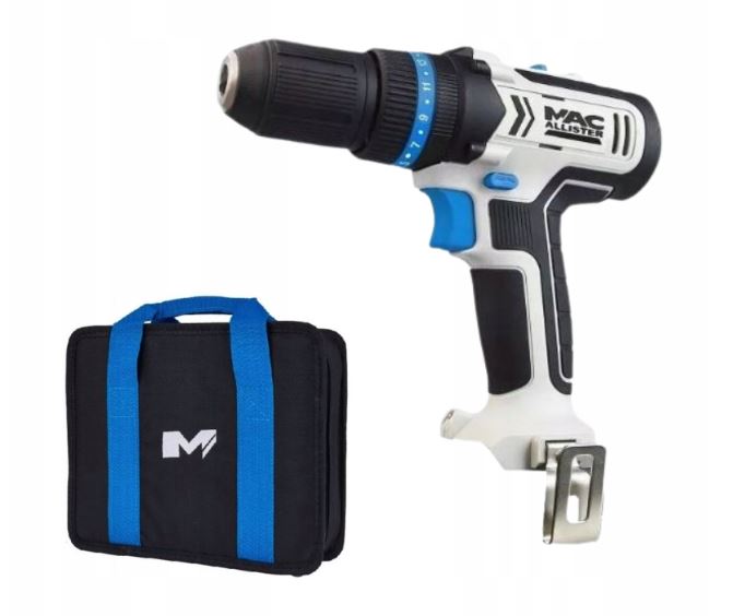 Screwdriver MacAllister cordless 18 V MCD18-LI-2 + Bag FREEBIE