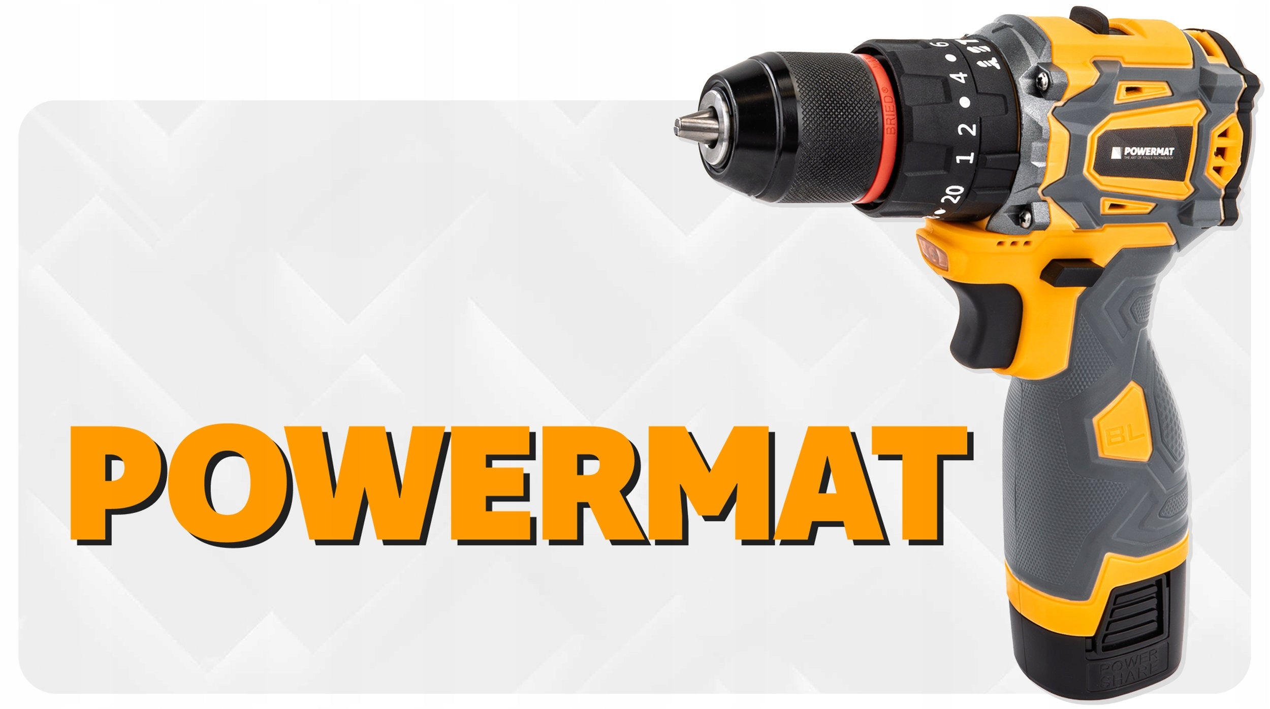 Screwdriver Powermat battery power supply 230 V PM1412 Brand Powermat