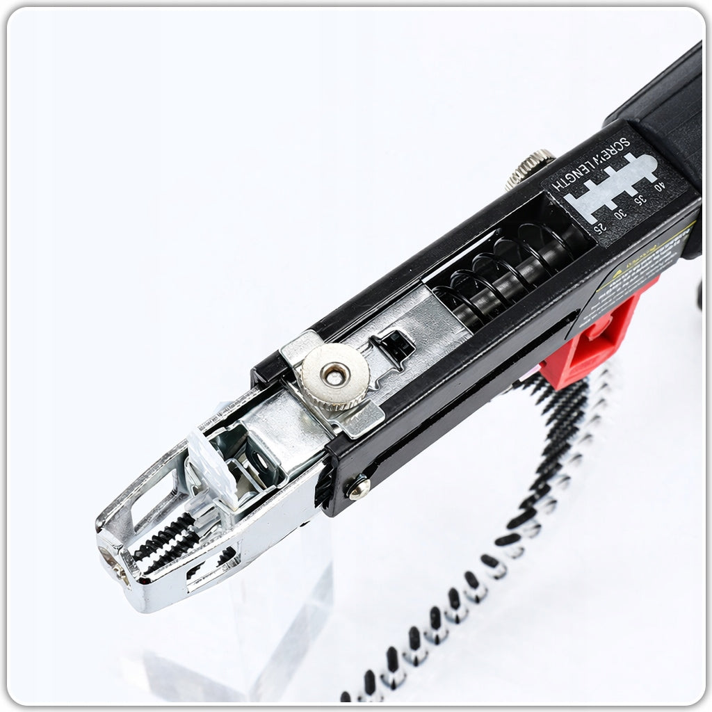 Screwdriver attachment screw feeder automatic tape bit Manufacturer code Przystawka do wkrętarki podajnik wkrętów bit