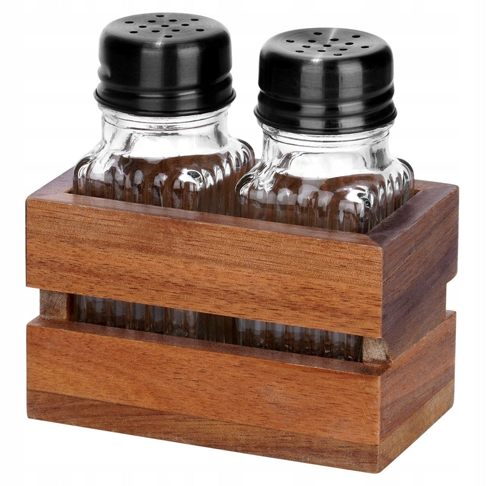 Seasoning SALT SHAKER PEPPER SHAKER set pepper salt containers rack Brand Vilde