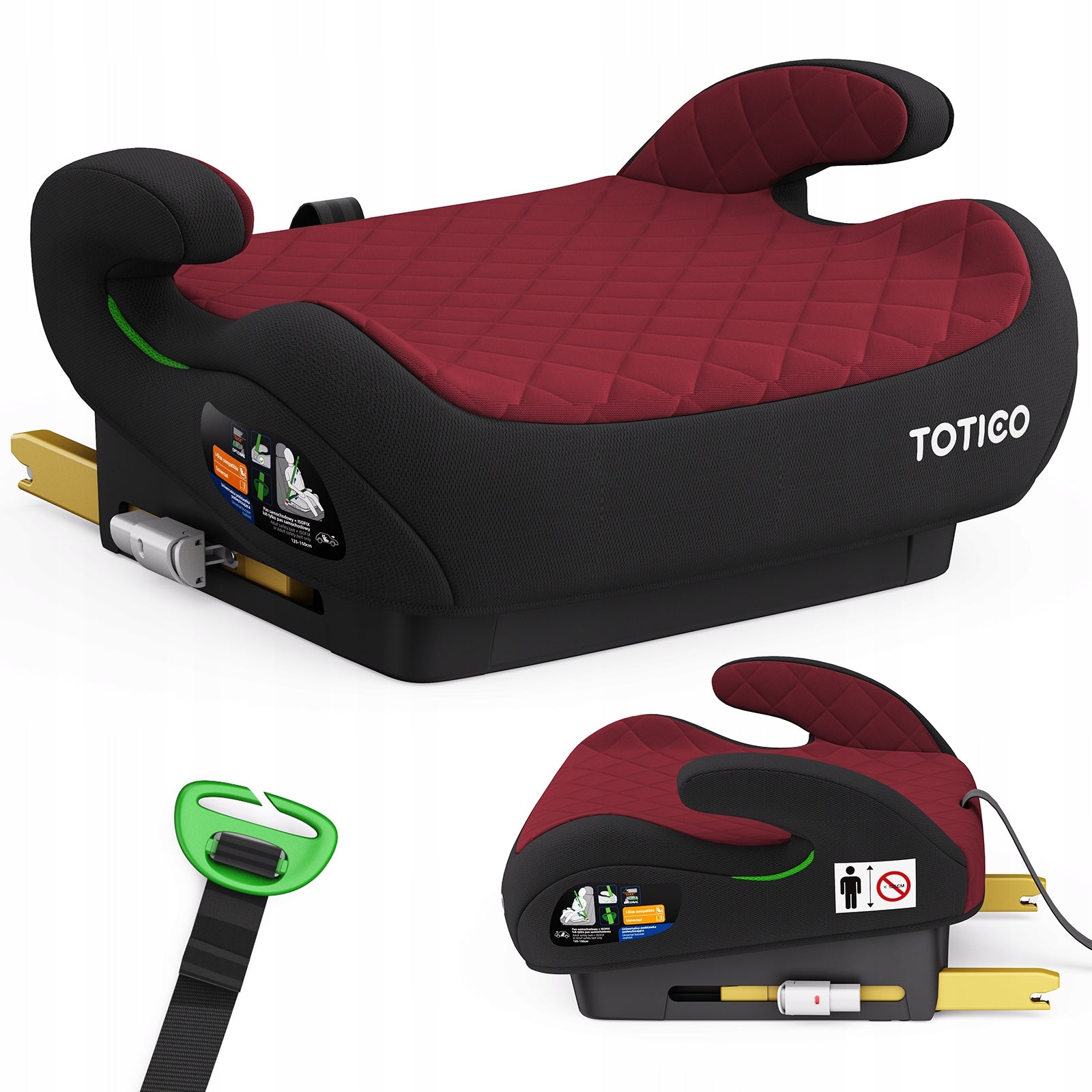 Seat Car Washer TOTICO Astrix ISOFIX 22-36kg Red