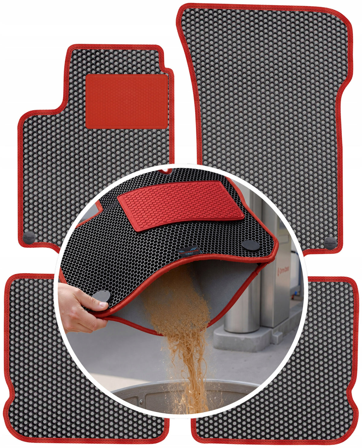 Seat Leon I 1999-2005 EVA SMART POCKET Rugs Packaging status original