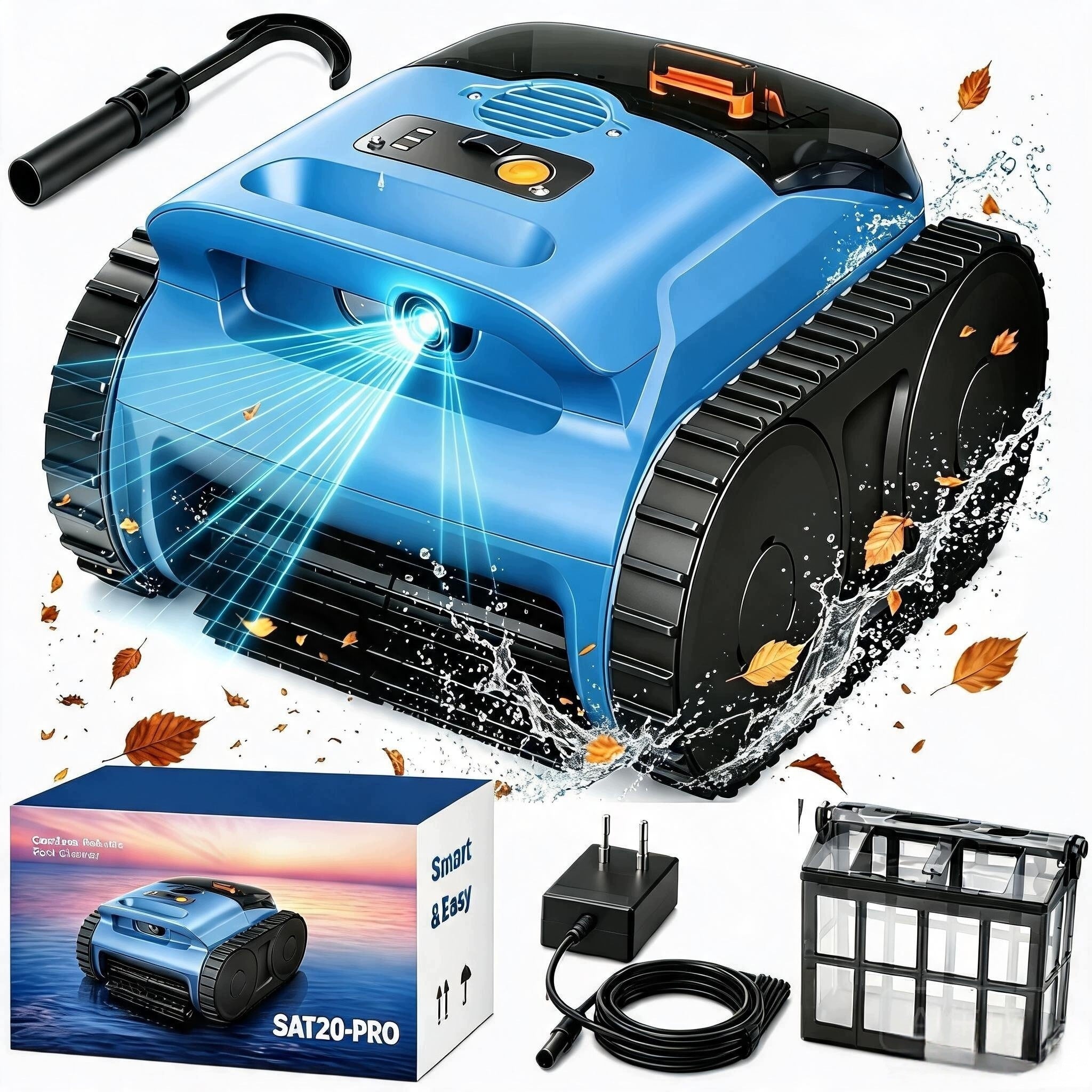 Seauto SAT20 PRO Pool Cleaning Vacuum Cleaner Robot