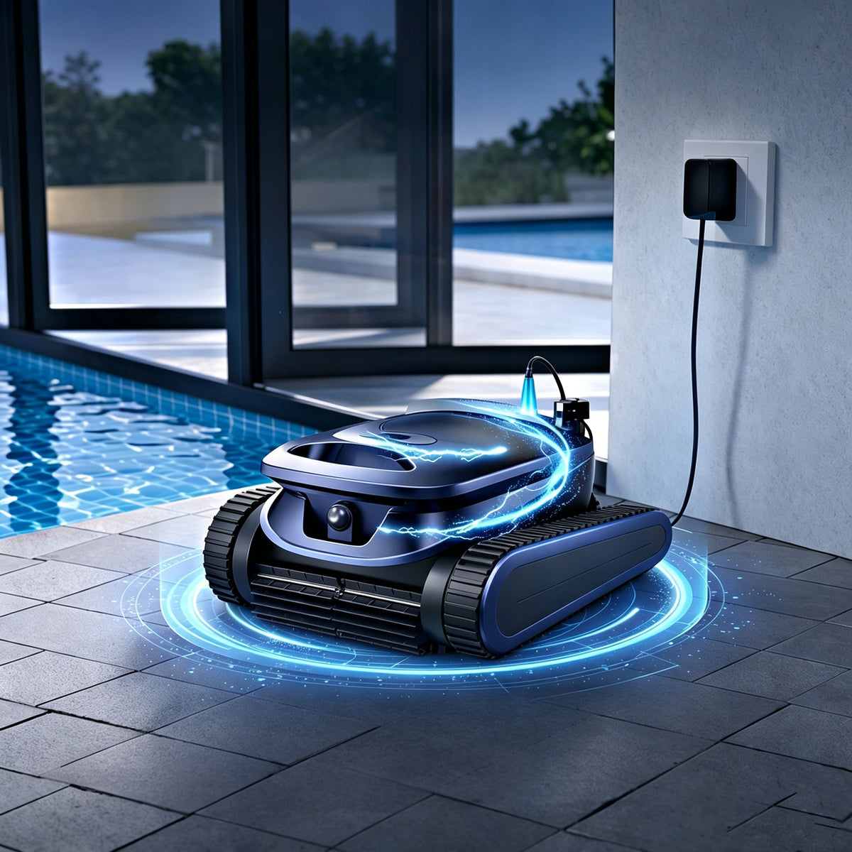Seauto SAT40 Wireless Pool Robot APP up to 300m² Packaging status original