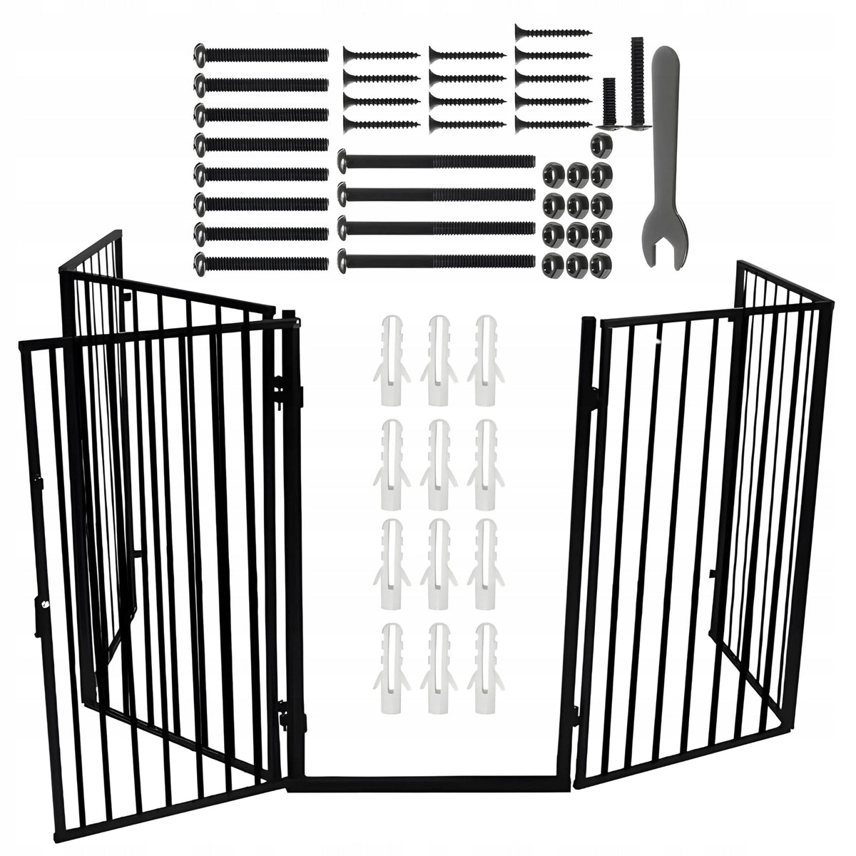 Security Gate Barrier for Fireplace Furnace Protective Fireplace Cover Packaging status original
