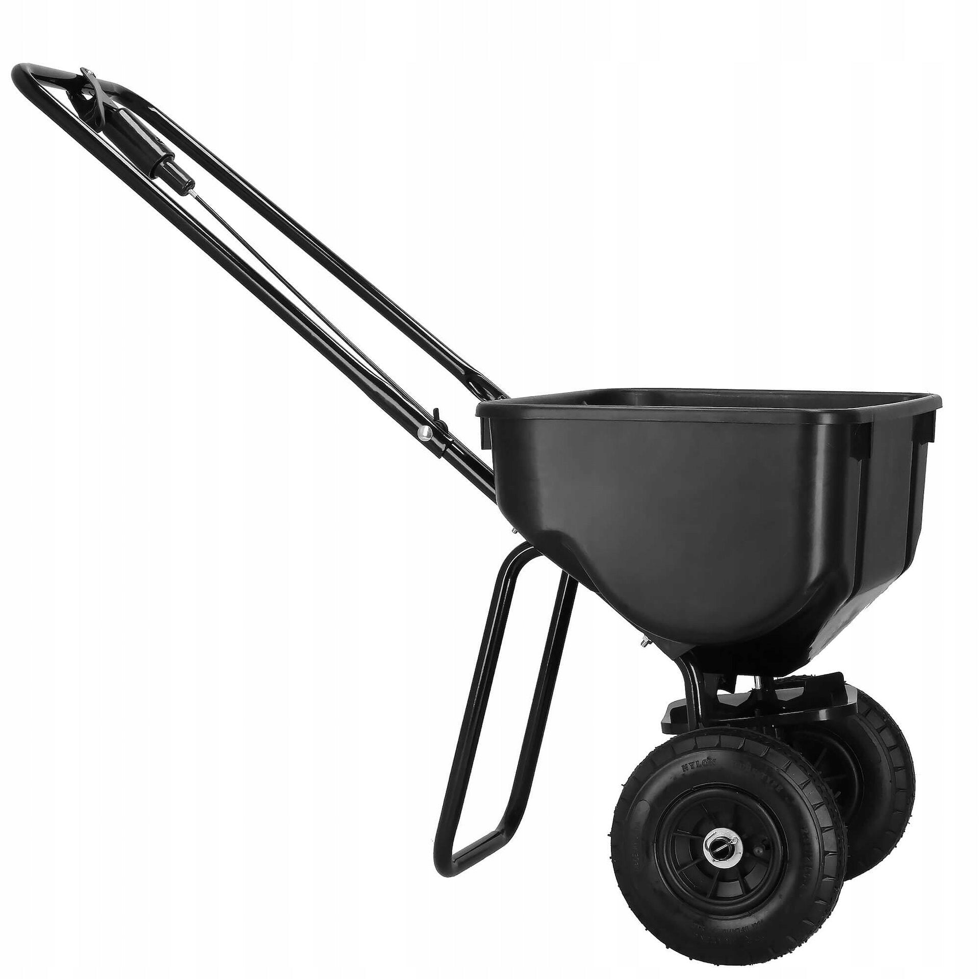Seed Drill on Wheels Garden Handheld Seed Spreader Sand Fertilizer 44L Brand no brand