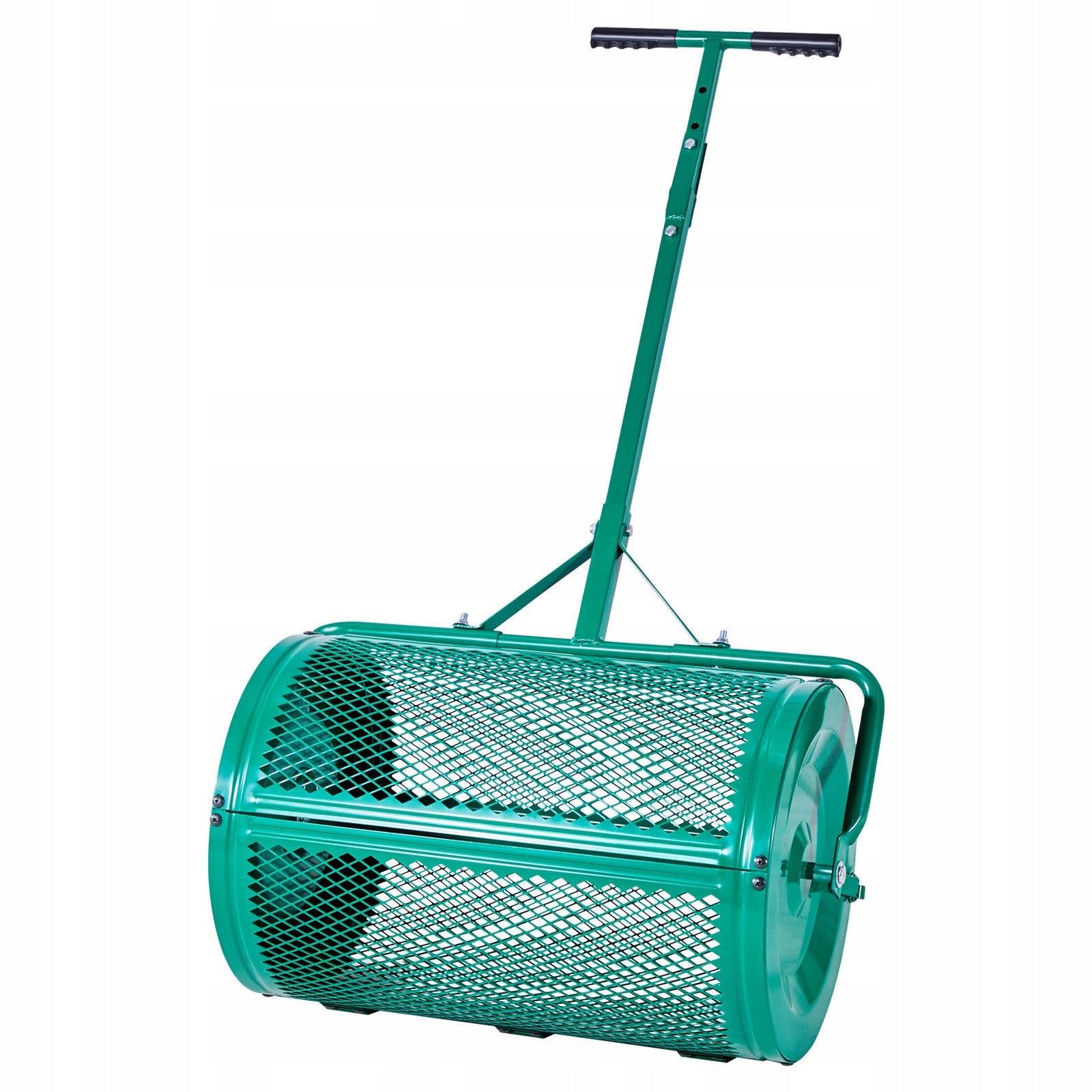 Seed Spreader 67CM Wide Compost Spreader 4 Adjustable Handle Power supply handheld