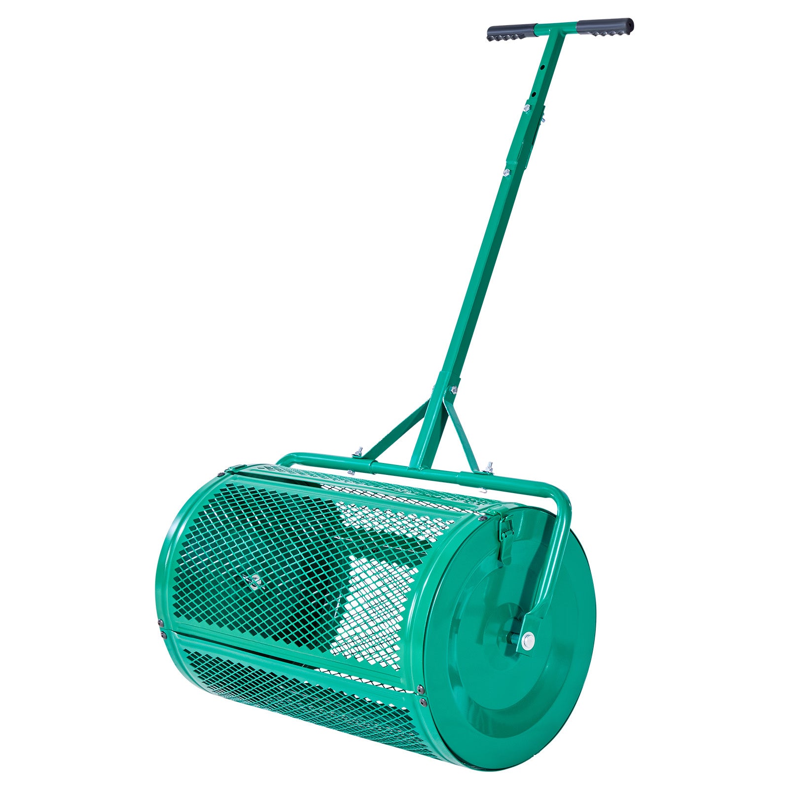 Seed Spreader 67CM Wide Compost Spreader 4 Adjustable Handle