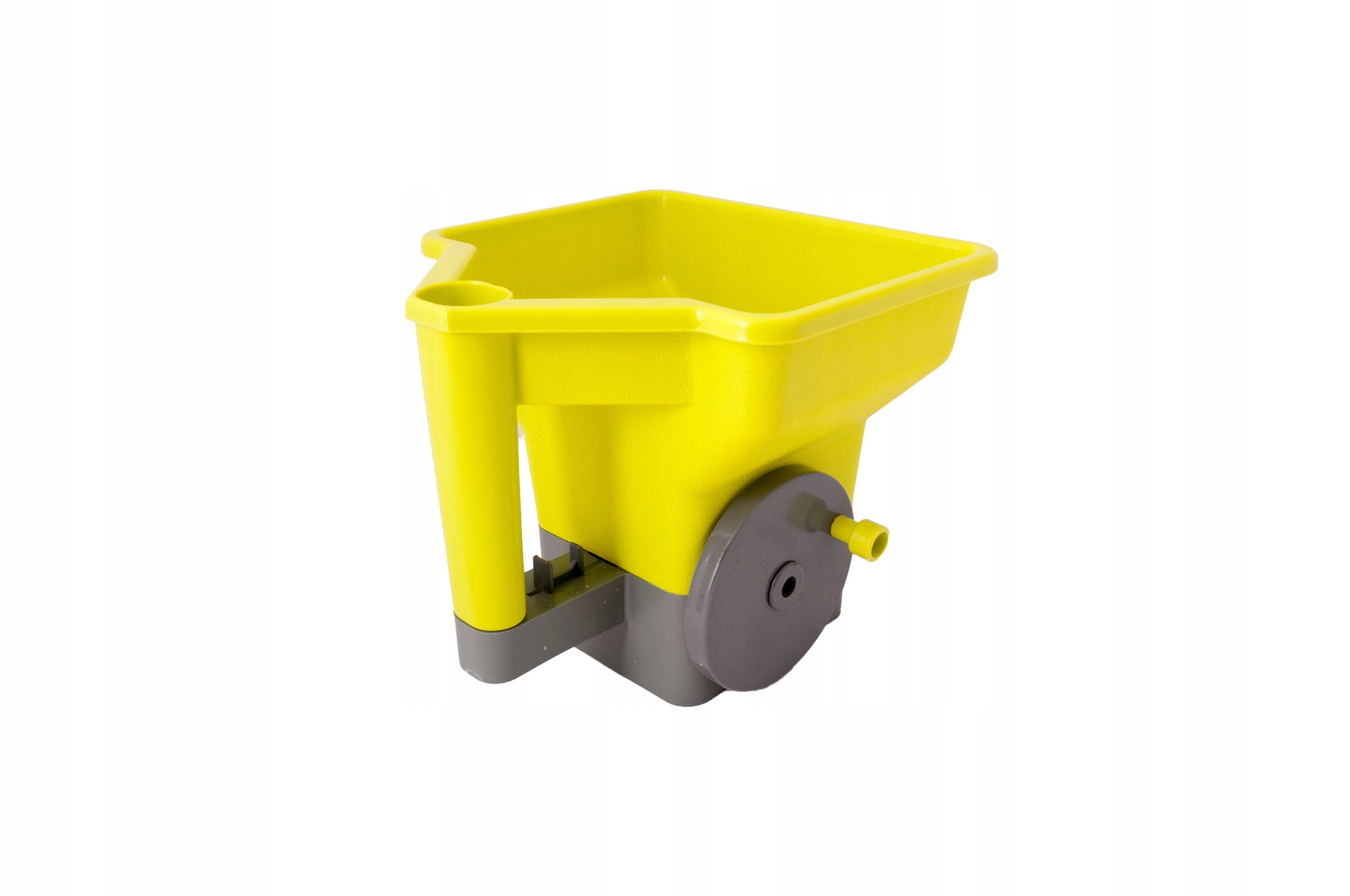Seed spreader, fertilizer spreader 3 L manual for grass Seed fertilizer Batteries included no