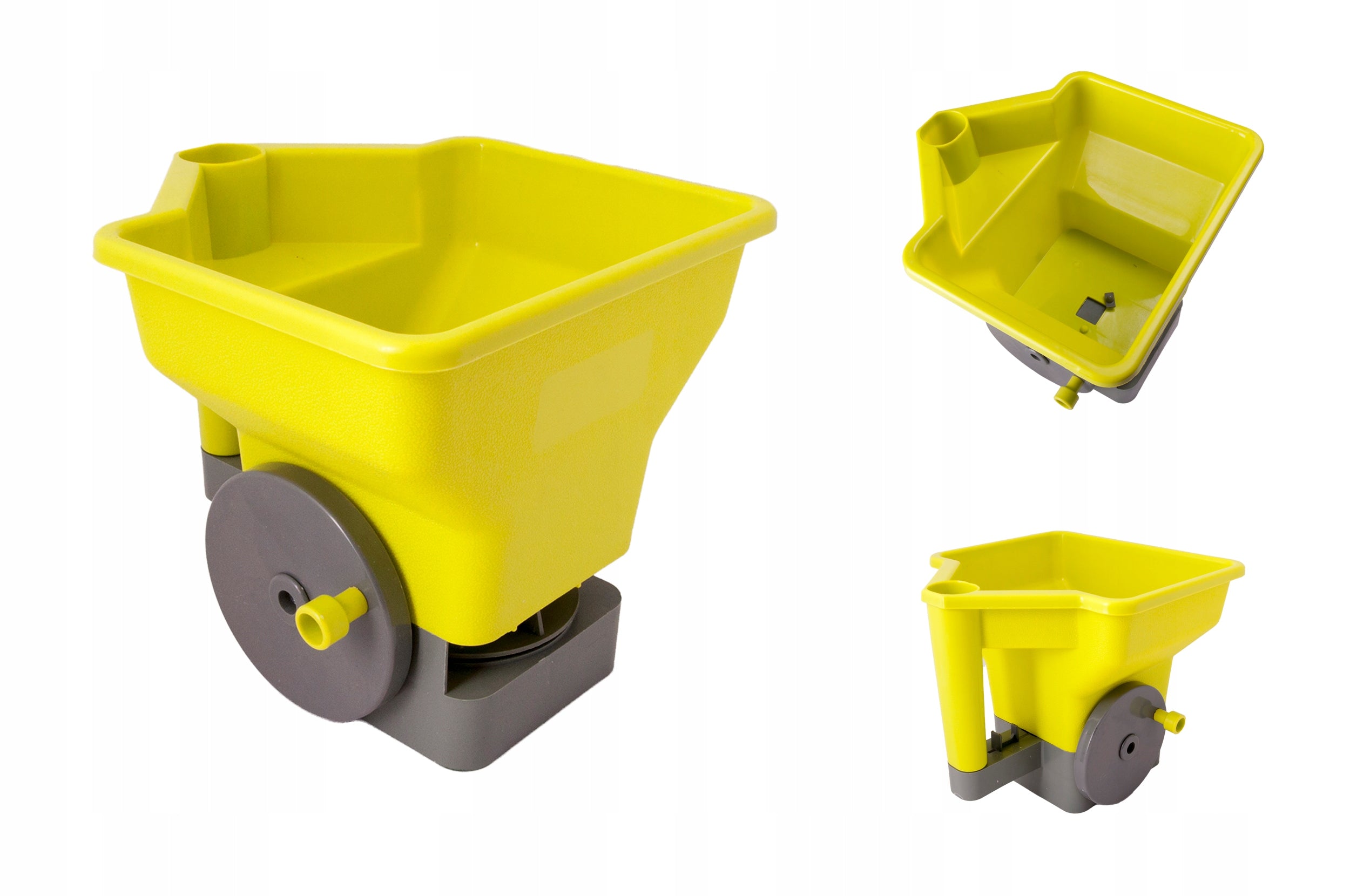 Seed spreader, fertilizer spreader 3 L manual for grass Seed fertilizer
