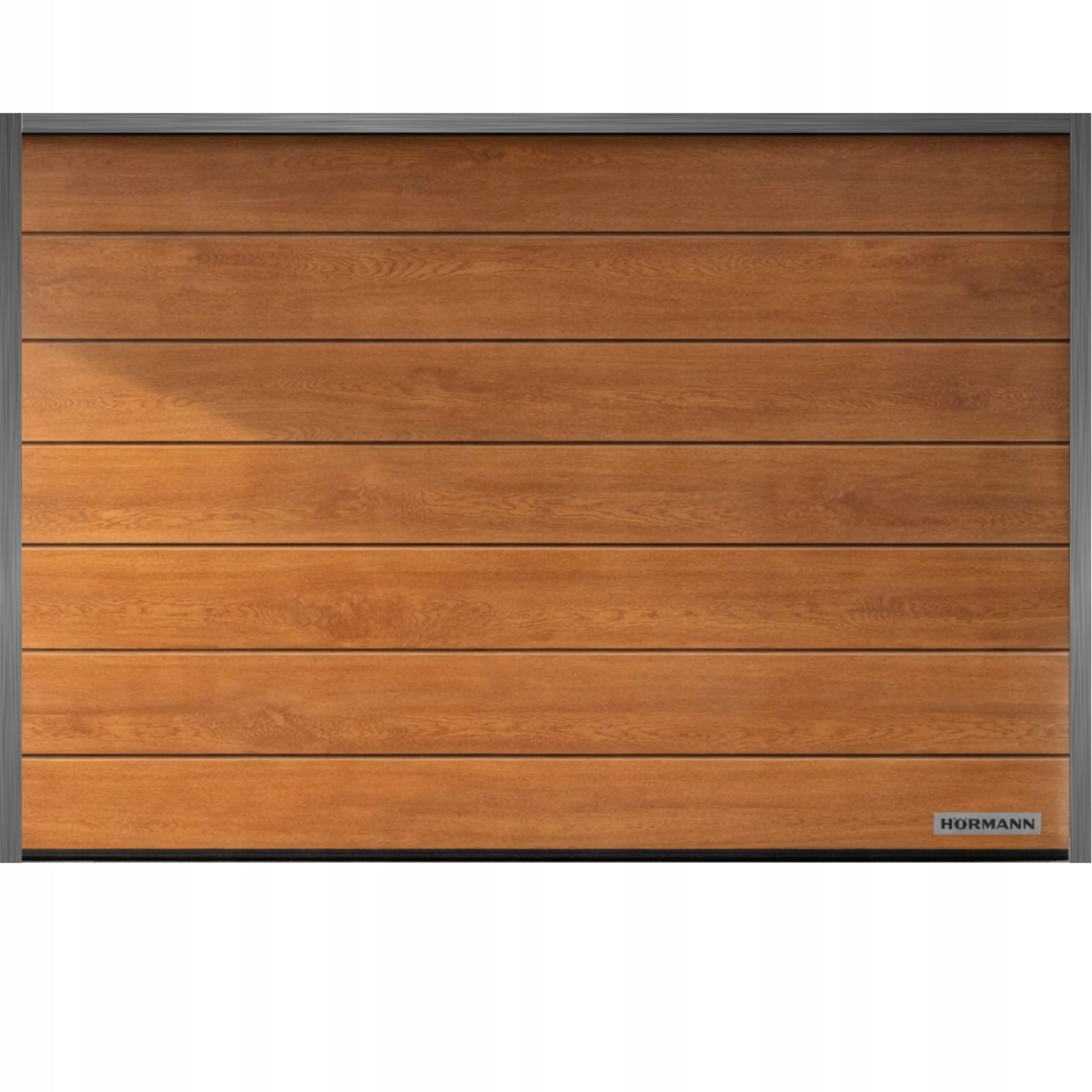 Segmented Garage Gate Hormann RenoMatic 3000x2125 Golden Oak