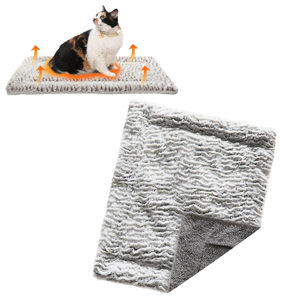 Self-Heating Mat for Pet Cat Dog 56 x 42 Thermal Insulation Bed