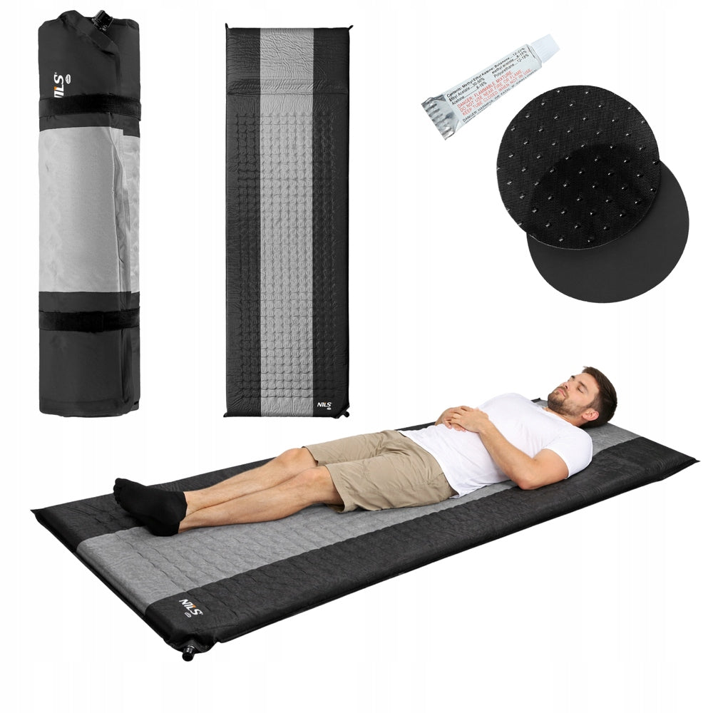 Self-Inflating Camping Mat Under Tent Thick 5 cm + Cover
