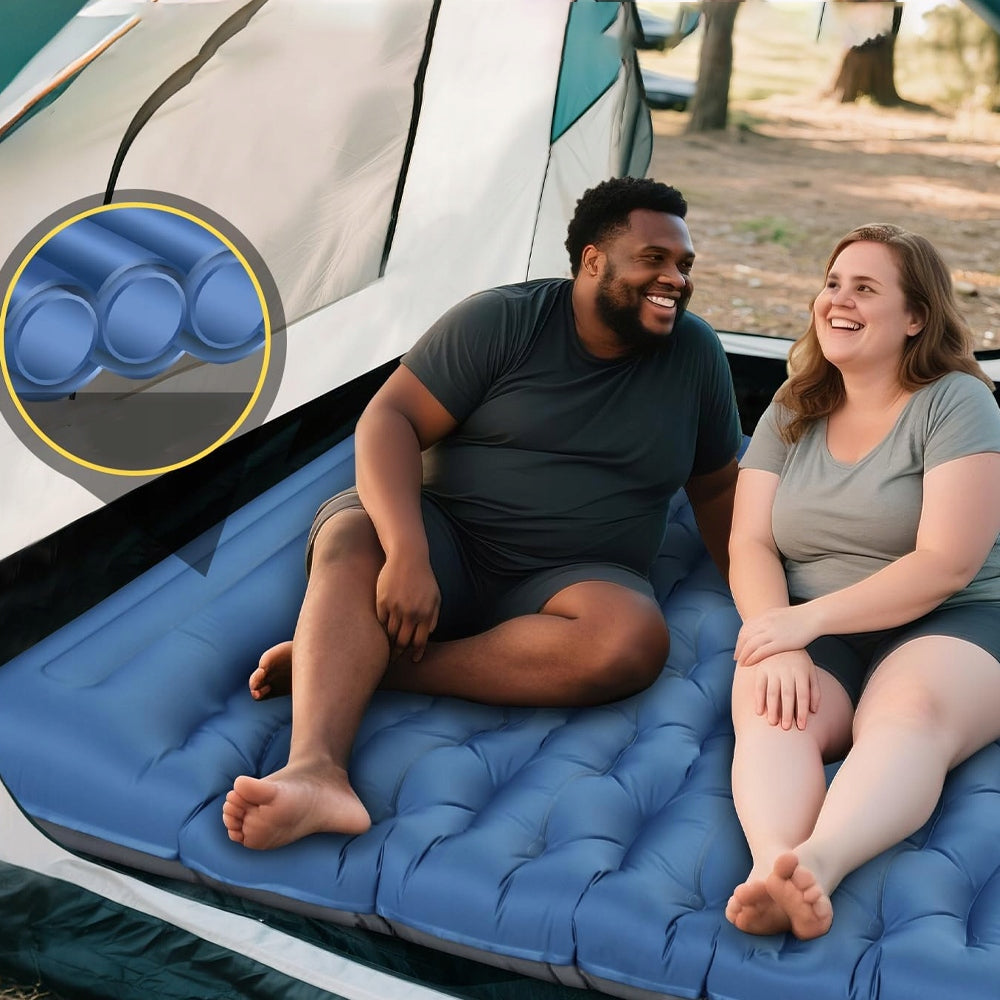 Self-Inflating Car Mat Tourist Double 190x140cm+ Cushions Packaging status original