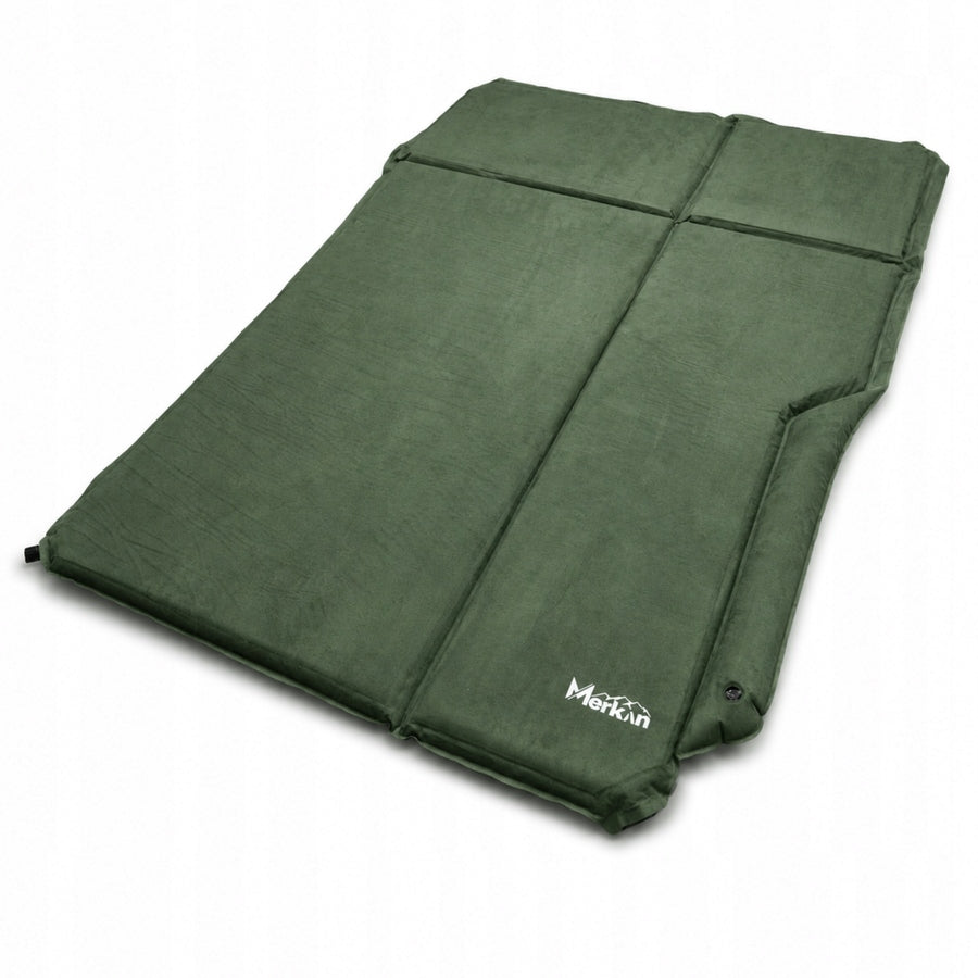 Self-Inflating Hiking Mat Double Camping Green Packaging status original