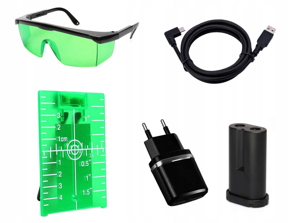 Self Leveling Cross Laser 3D Laser Level DEDRA MC0904 green Brand Dedra
