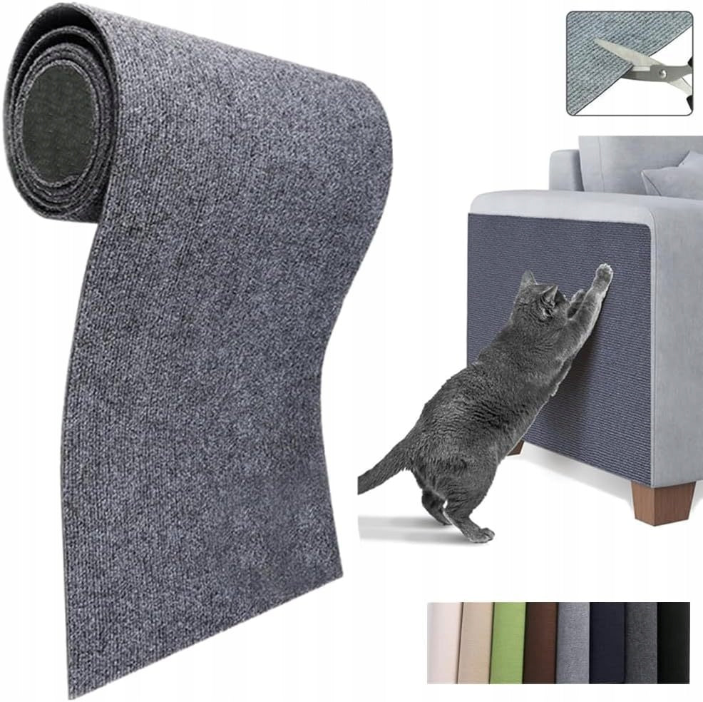 Self-adhesive wall scratcher 200x40cm dark grey