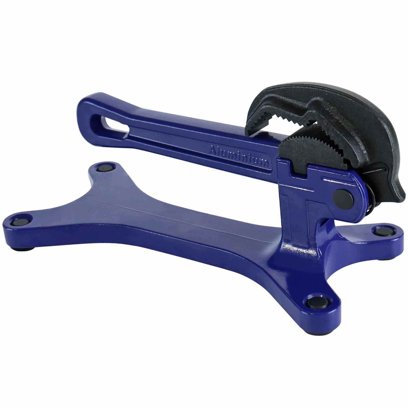 Self-clamping aluminum pipe vise 1/8 – 1,5 inch for plumbing workshop