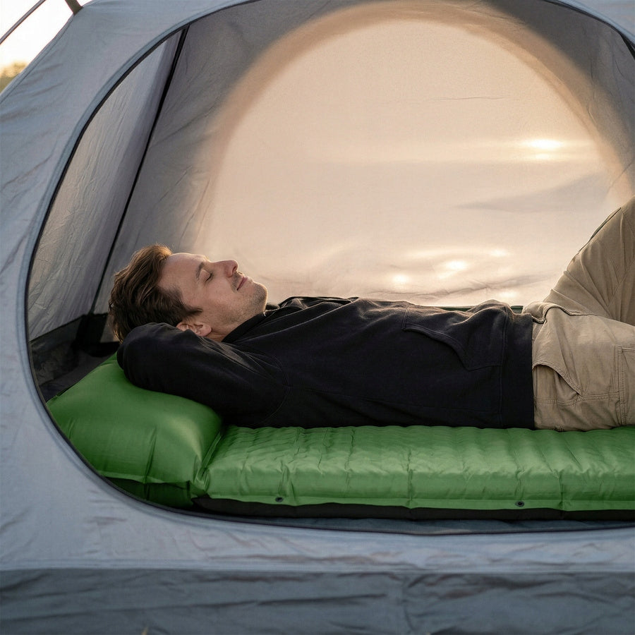 Self-inflating mat Mat Double Tourist Thick 186x130x3 cm NILS Manufacturer code 15-05-071