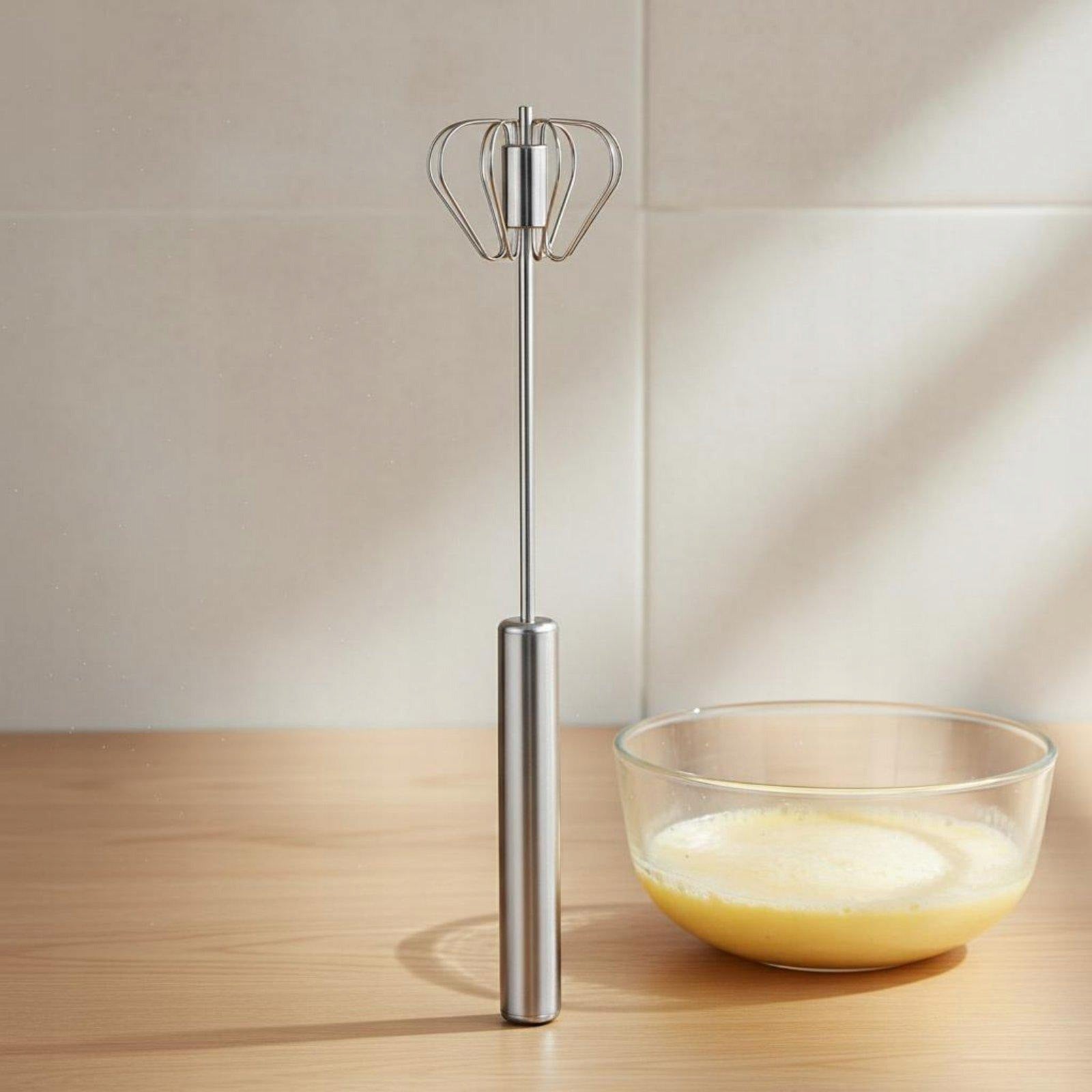 Semi Automatic Egg Whisk No Electricity Required Silver S Brand no brand