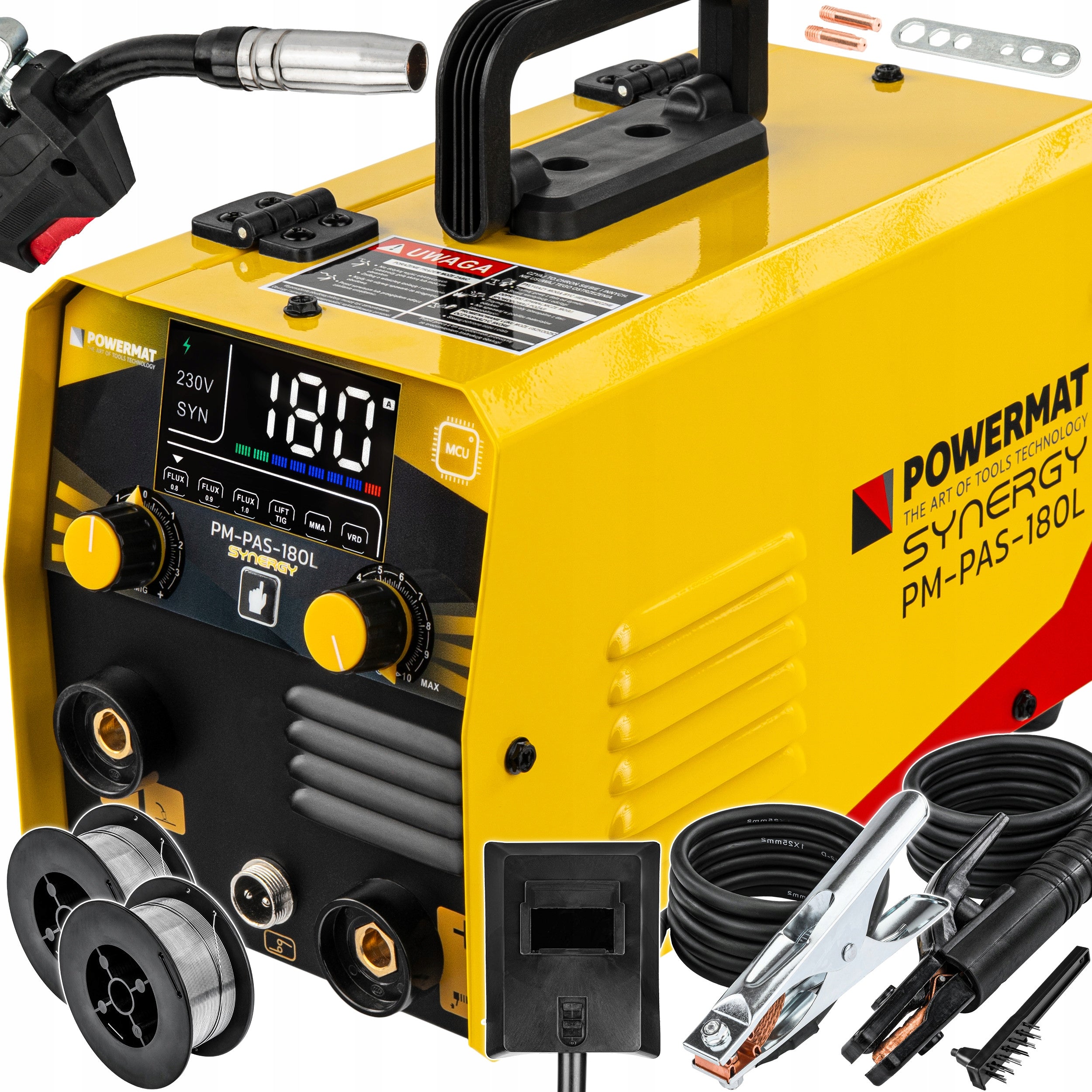 Semi-automatic MMA welding machine, TIG Powermat 15-180 A 230 V