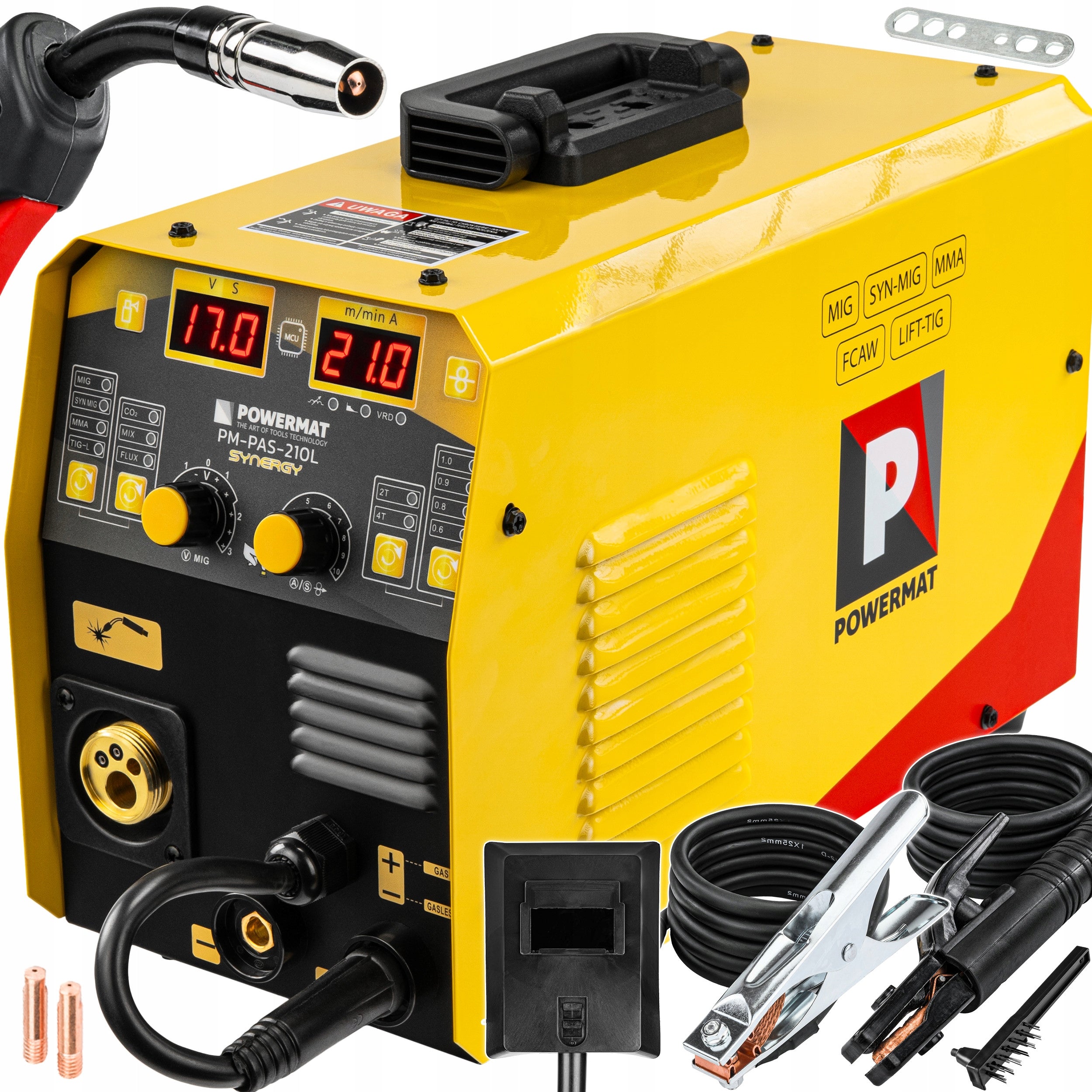 Semi-automatic welding machine MIG/MAG, MMA, TIG Powermat 190-210 A 230 V