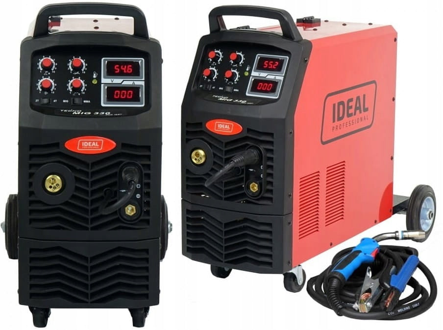 Semi-automatic welding machine TECNO MIG 330 4x4 DIGITAL Ideal MIG/MAG MMA