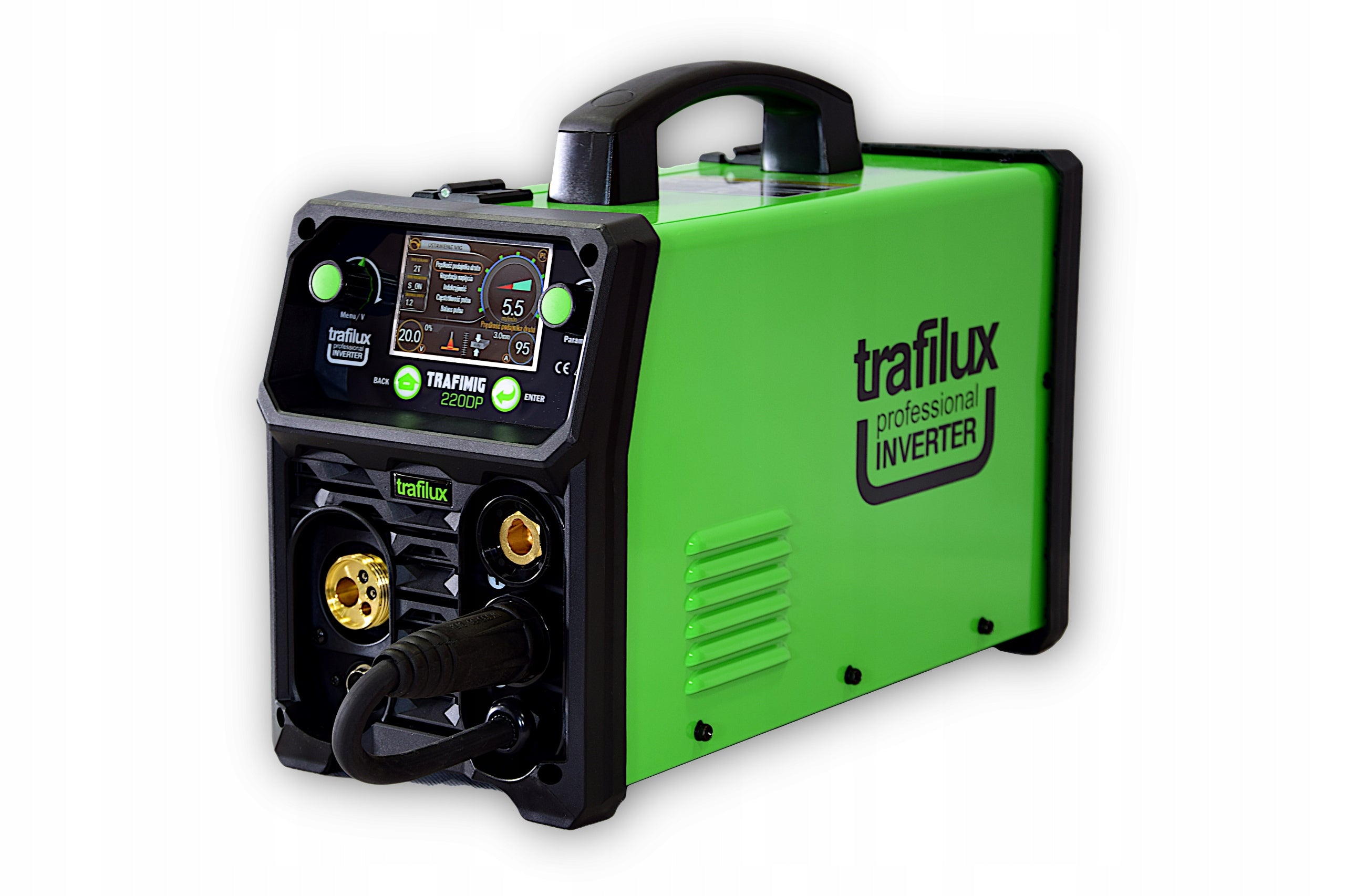 Semi-automatic welding machine TRAFILUX 220DP MIG MAG MMA TIG Lift Pulse 200A 230V Packaging status original