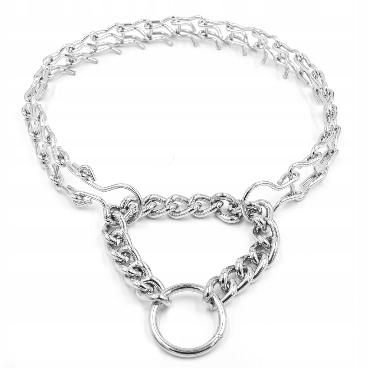 Semicircle Collar for Small Dog Chaba Clamp 27 - 35 CM Chrome Plated