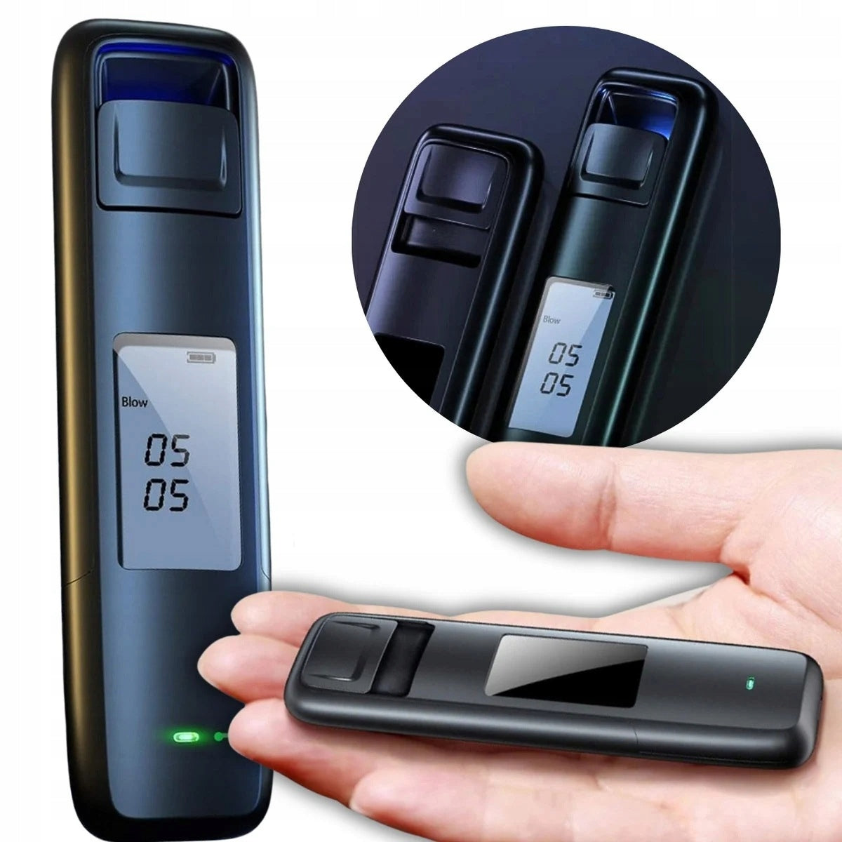 Semiconductor Police Breathalyzers Mouthless H9 Precision