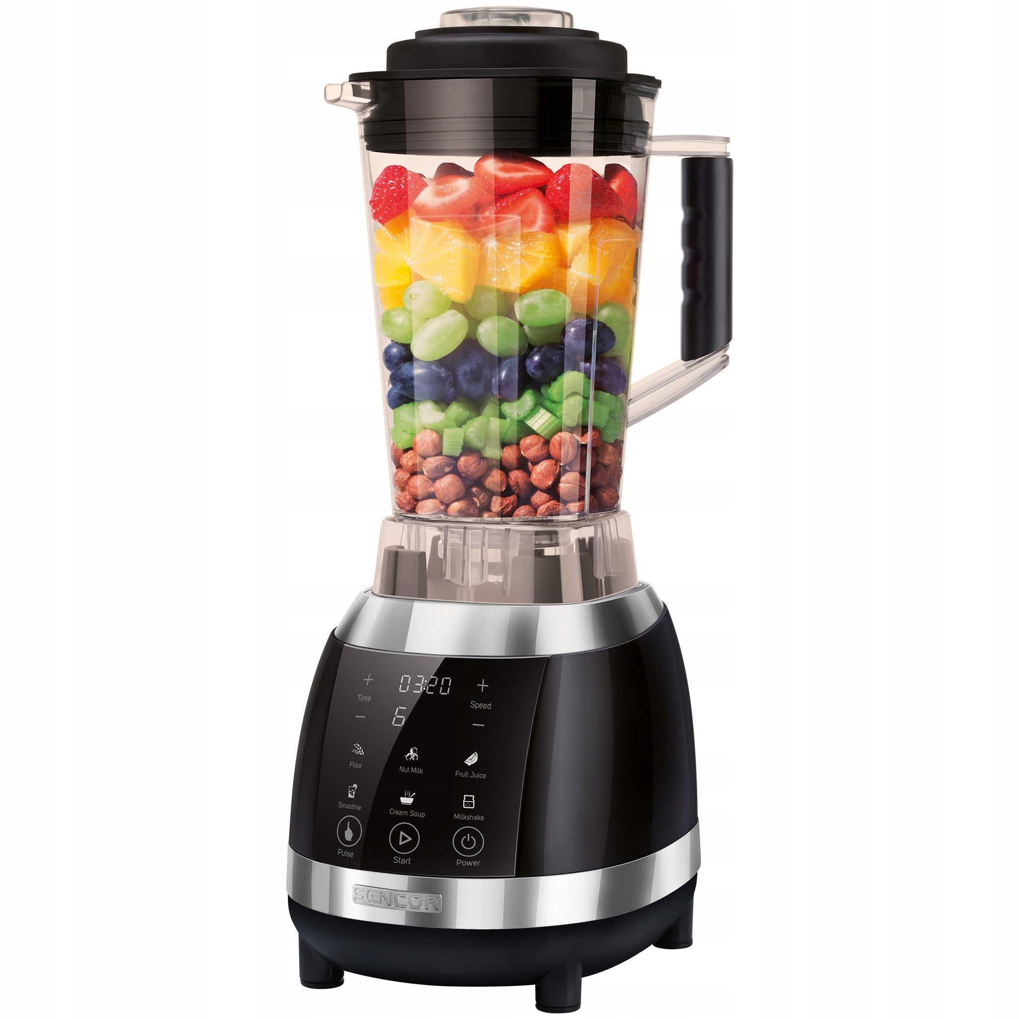 Sencor SBU7730BK Cup Blender Nutri crushing ICE 8 program 1800W 2L Manufacturer code SBU 7730BK