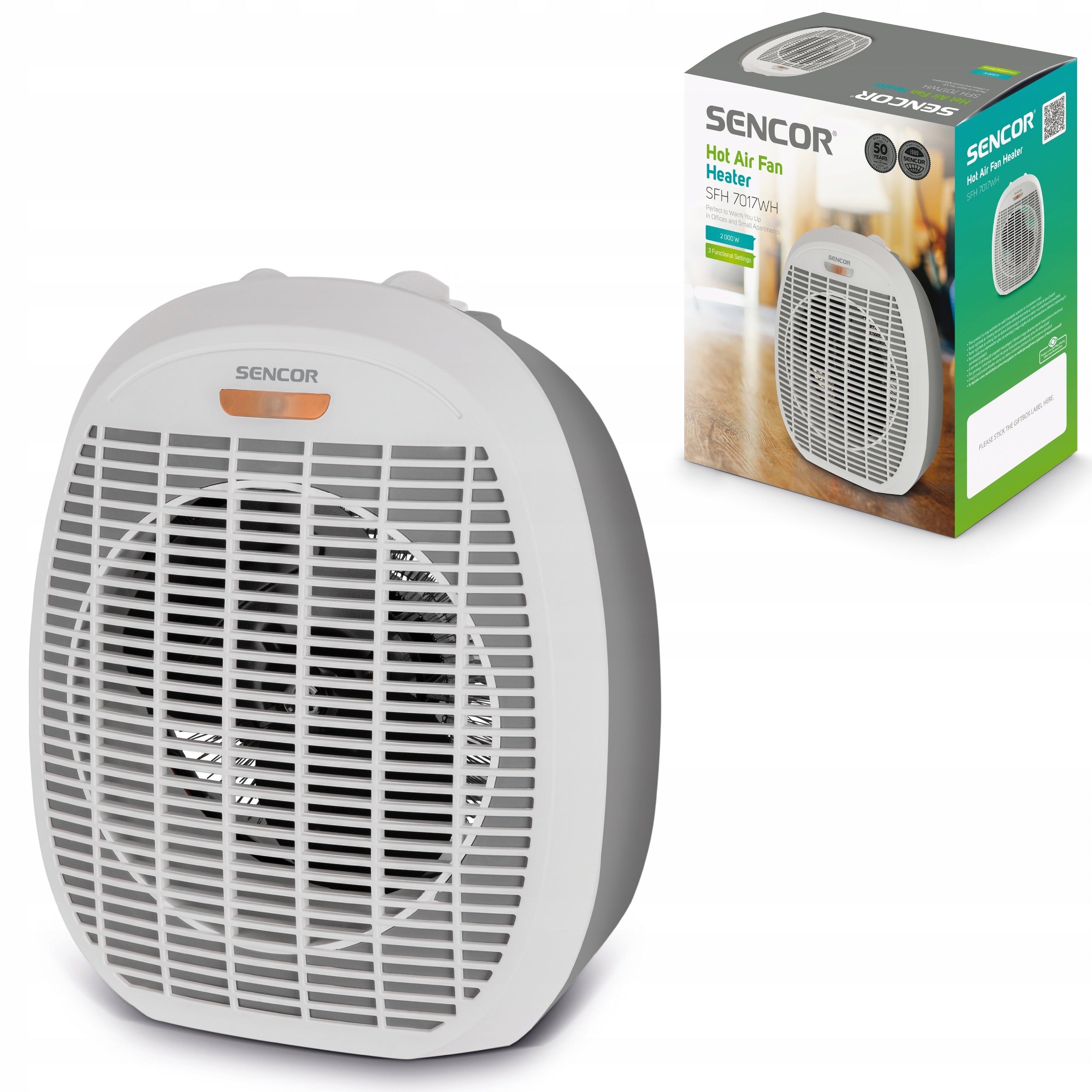 Sencor SFH 7017WH 2000W fan