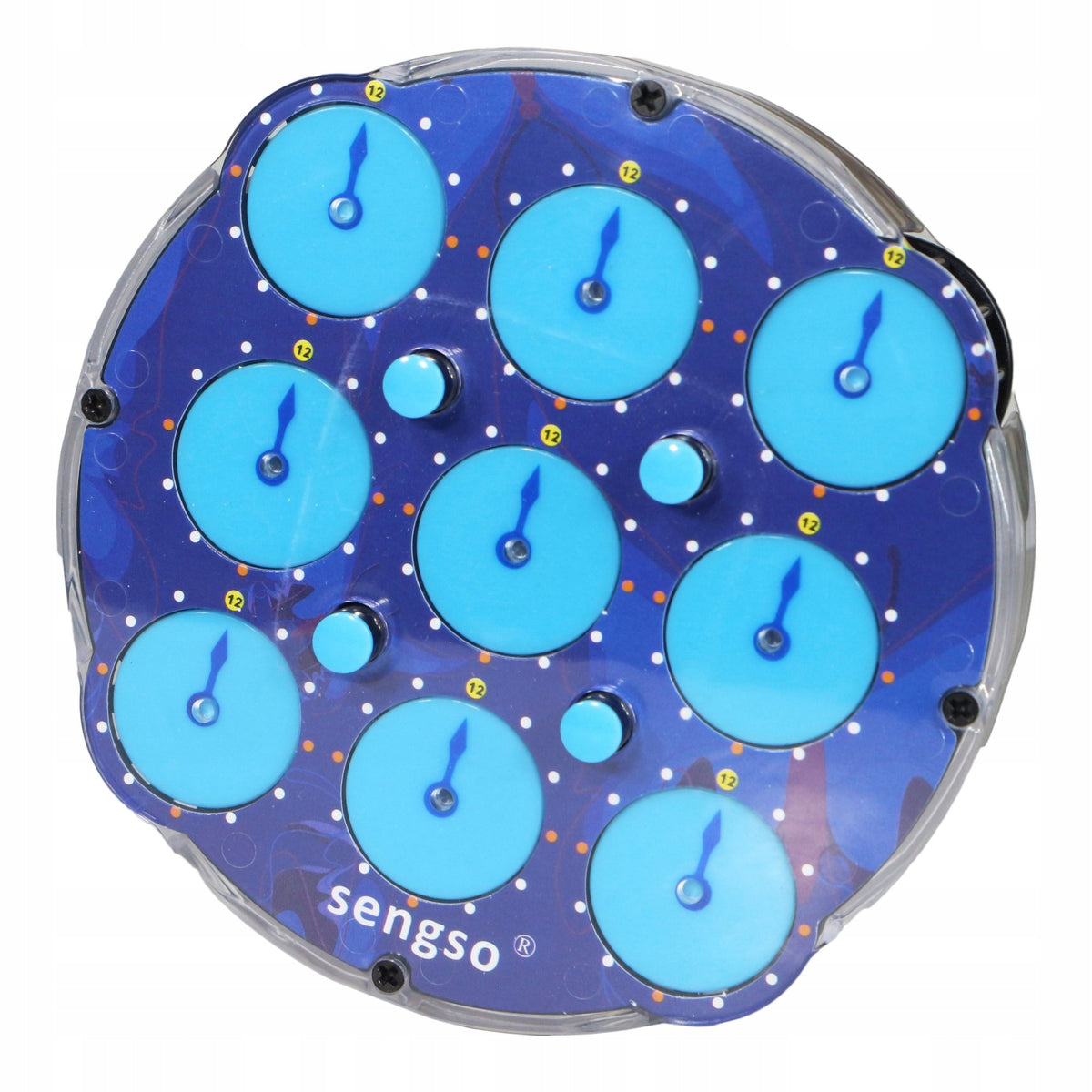 SengSo 4x4 Magnetic Clock - Blue Color multicolor