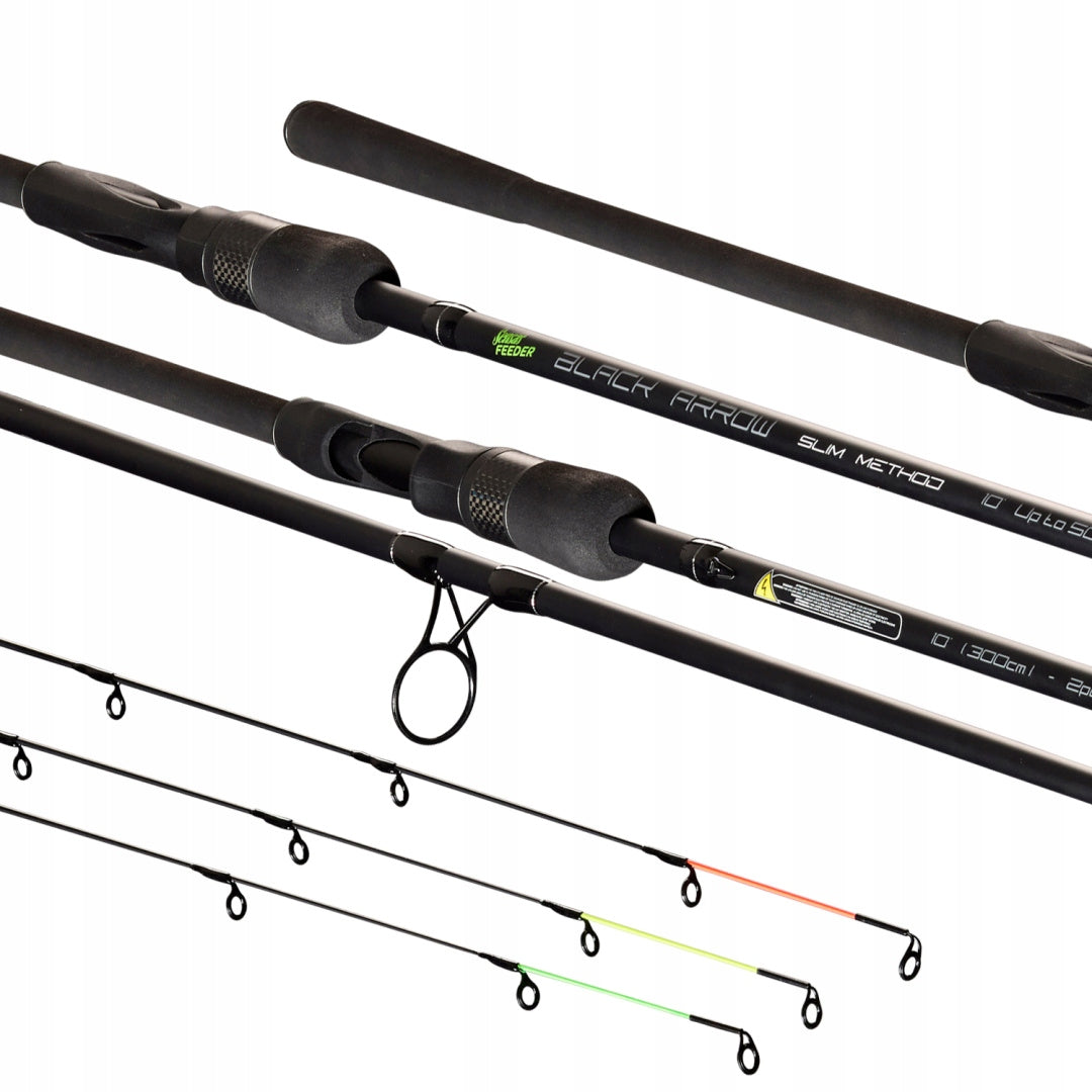 Sensas Black Arrow Slim Method 3,00m 2pcs+3 50g Fishing Rod