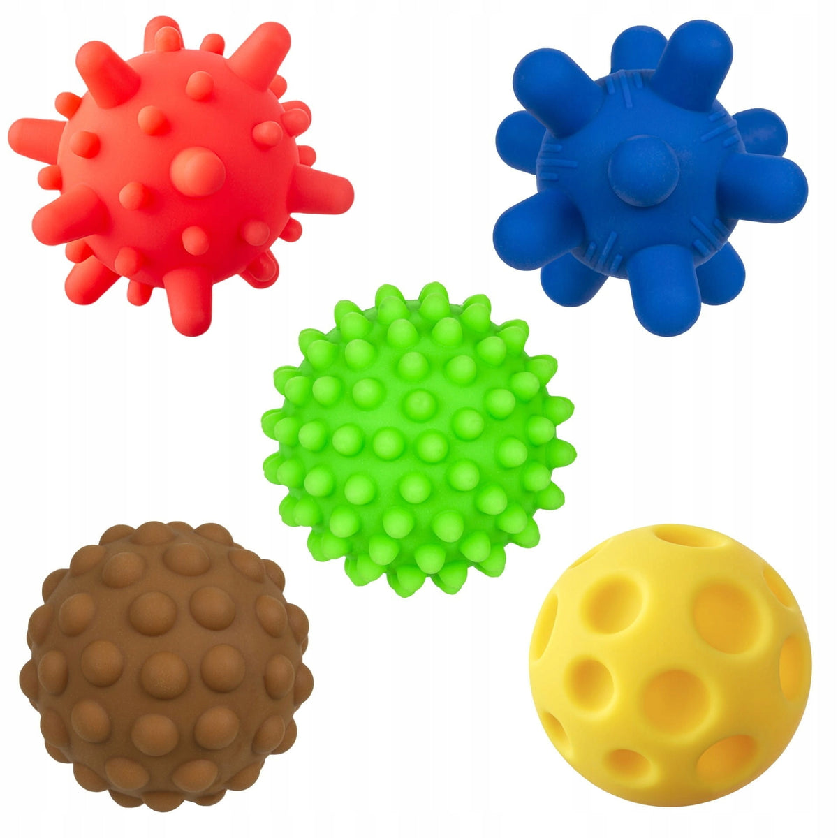 Sensorki Tullo Sensory Balls 5 pcs. Without hole. Packaging status original