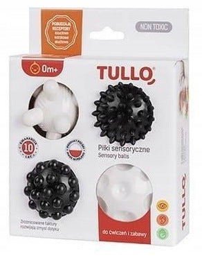 Sensorki Tullo. Sensory balls 4pcs without hole