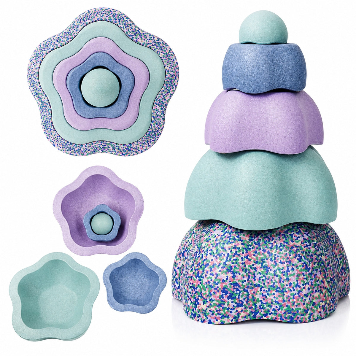 Sensory Path Balancing Stones Garden Balance Training Children