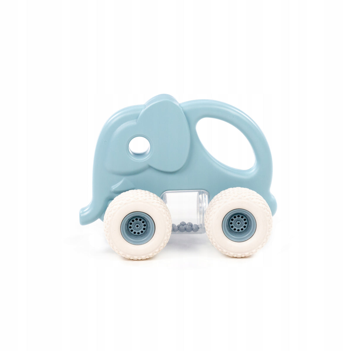 Sensory Rattle Elephant Baby Gripcar Rubber Wheels 1+ Brand Polesie